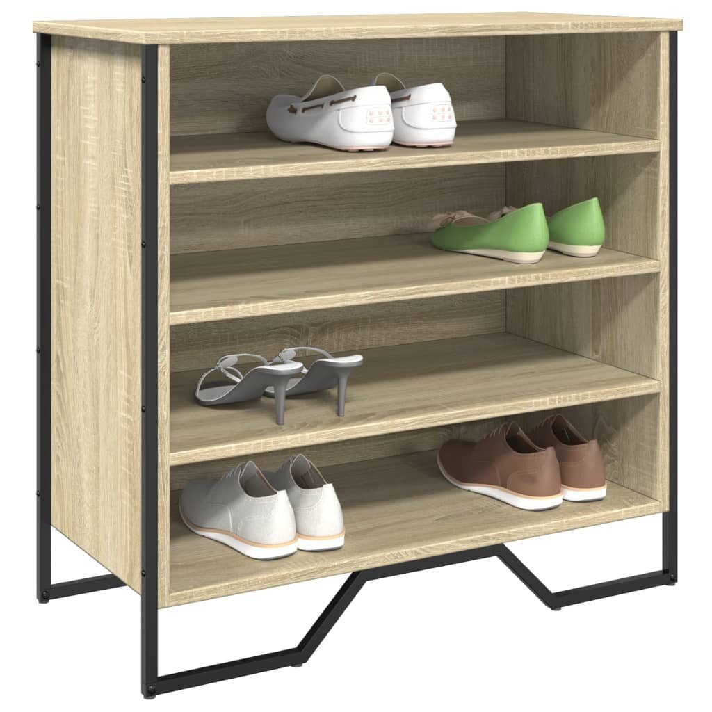 vidaXL Schuhregal Schuhregal Sonoma-Eiche 80x38x78 cm günstig online kaufen