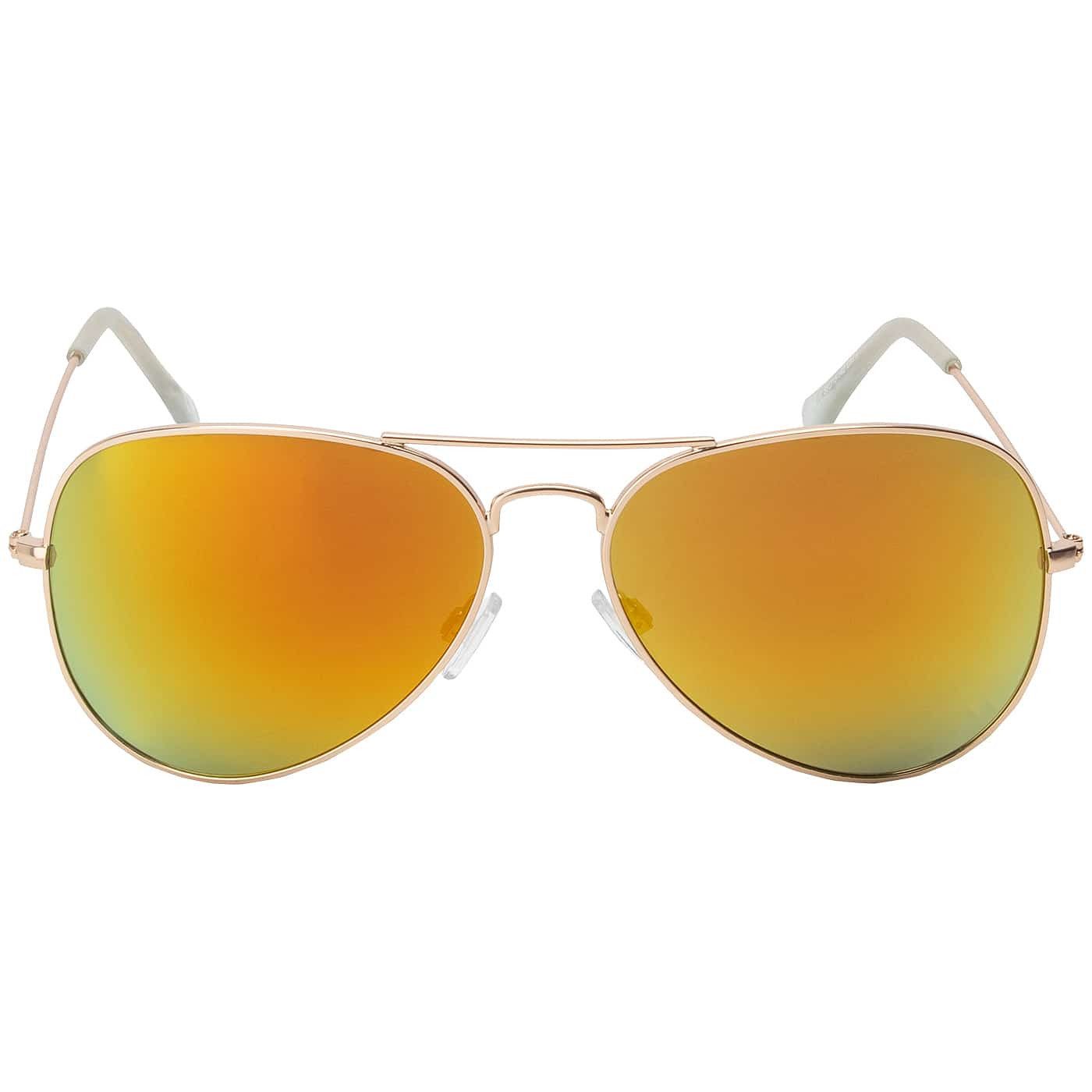 BEZLIT Eyewear Pilotenbrille Damen Herren Piloten Sonnenbrille mit Metallrahmen (1-St) mit schwarzen Linsen