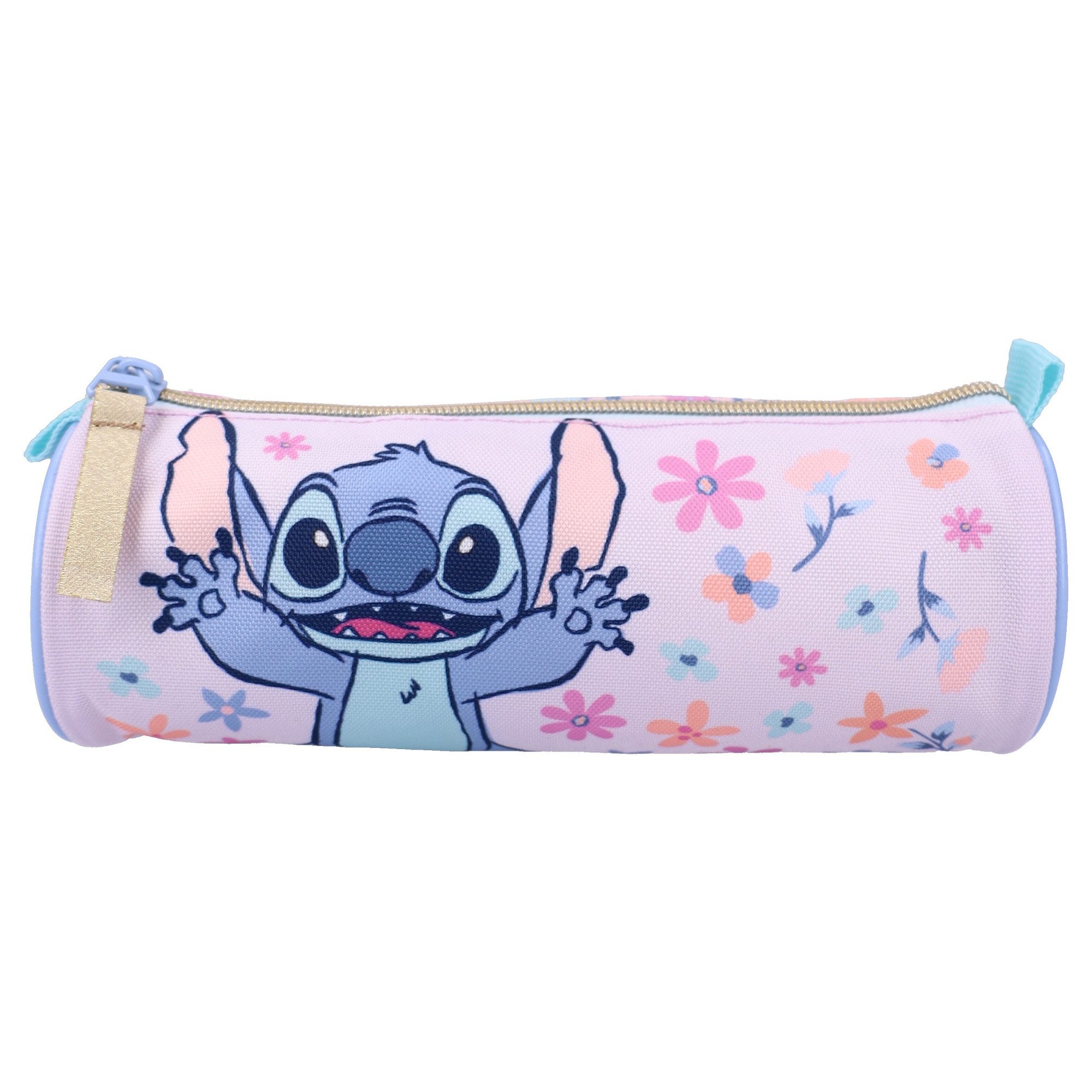 Disney Federmäppchen Stitch Federtasche Spring Smiles mit Reißverschluss perfekt für Schule
