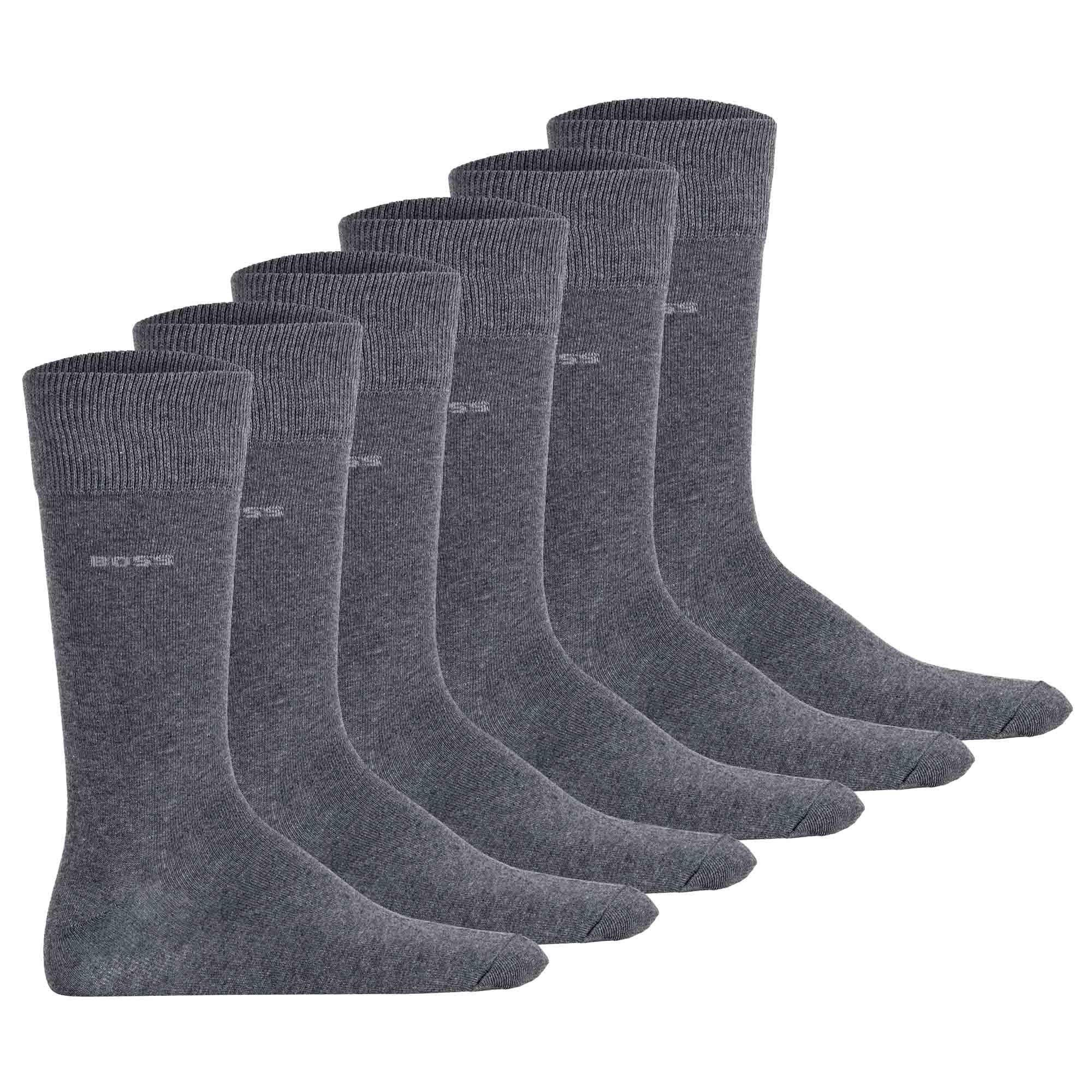 BOSS Kurzsocken Herren Socken 6er Pack Baumwollmischung (Packung, 6er Pack)