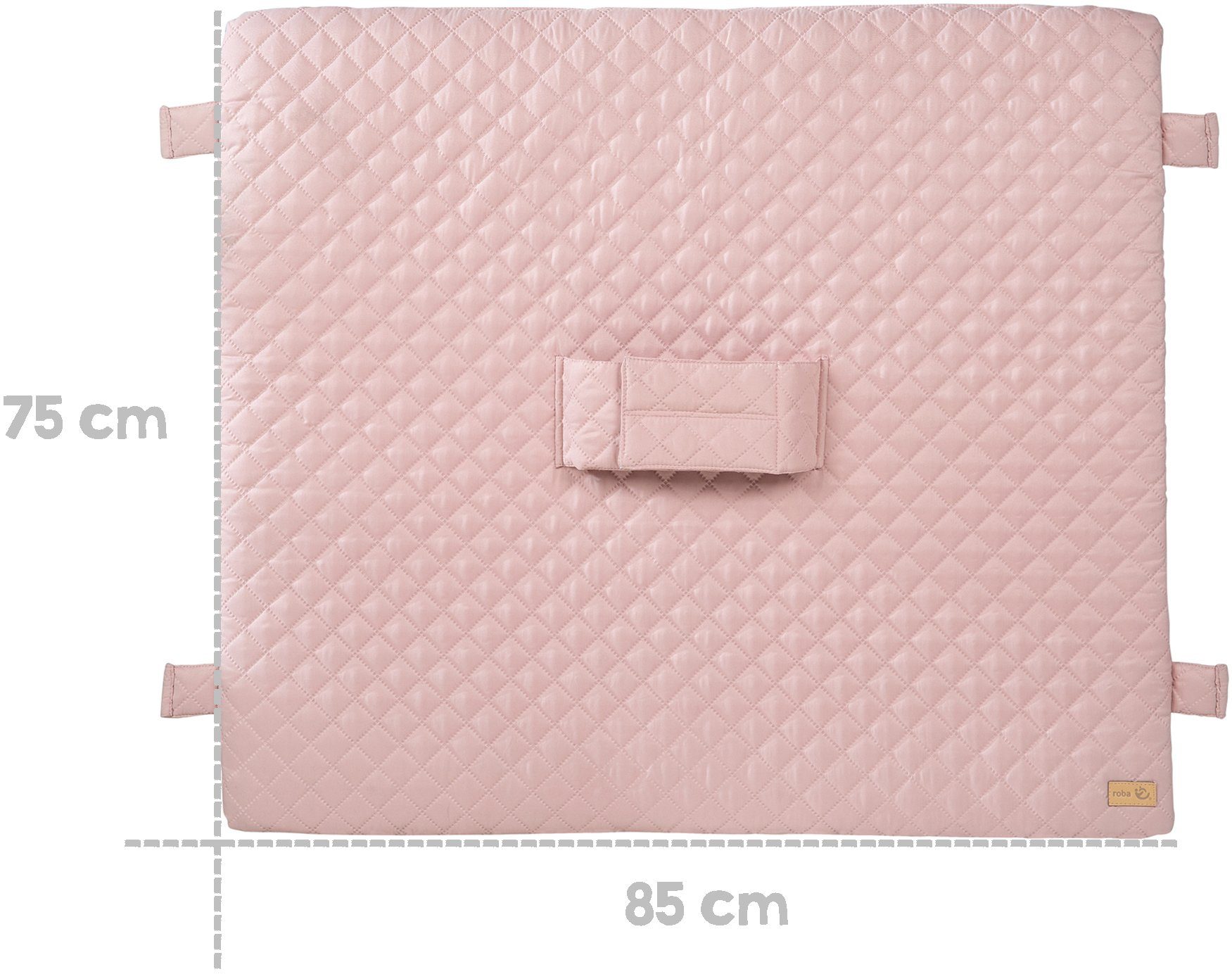 Haltegurt Style, roba® inkl. Wickelauflage rosa/mauve