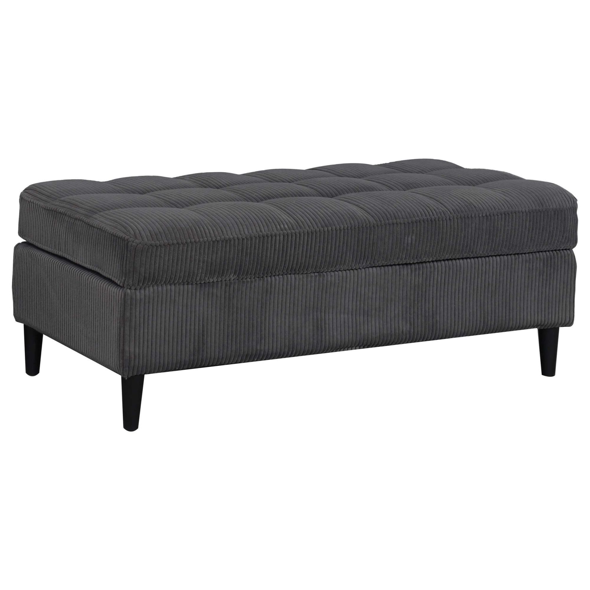 Dorel Home Hocker LINDHUS, Cord, Modul für die Lindhus-Sofas- Breite 120 cm, verlängert das Sofa zum Schlafsofa, Relaxsofa....