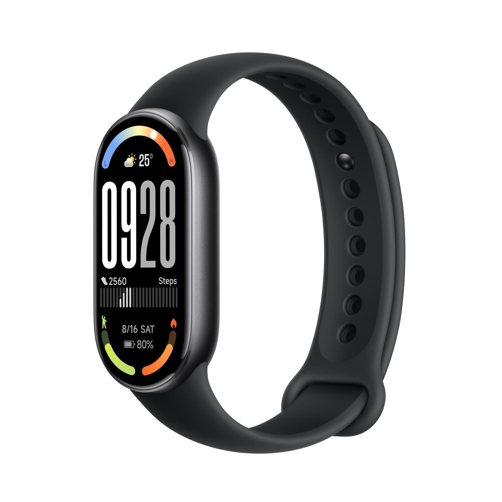 Xiaomi Xiaomi Smart Band 10 Mitternachtsschwarz Smartwatch (Android 8.0)