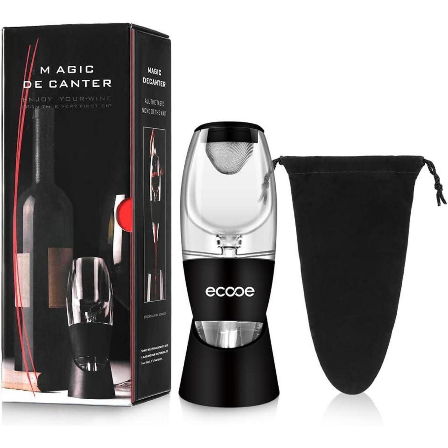 LuxusKollektion Dekanter Wein Dekanter Set Belüfter Aerator Schnellest Ernüchternd mit Stand