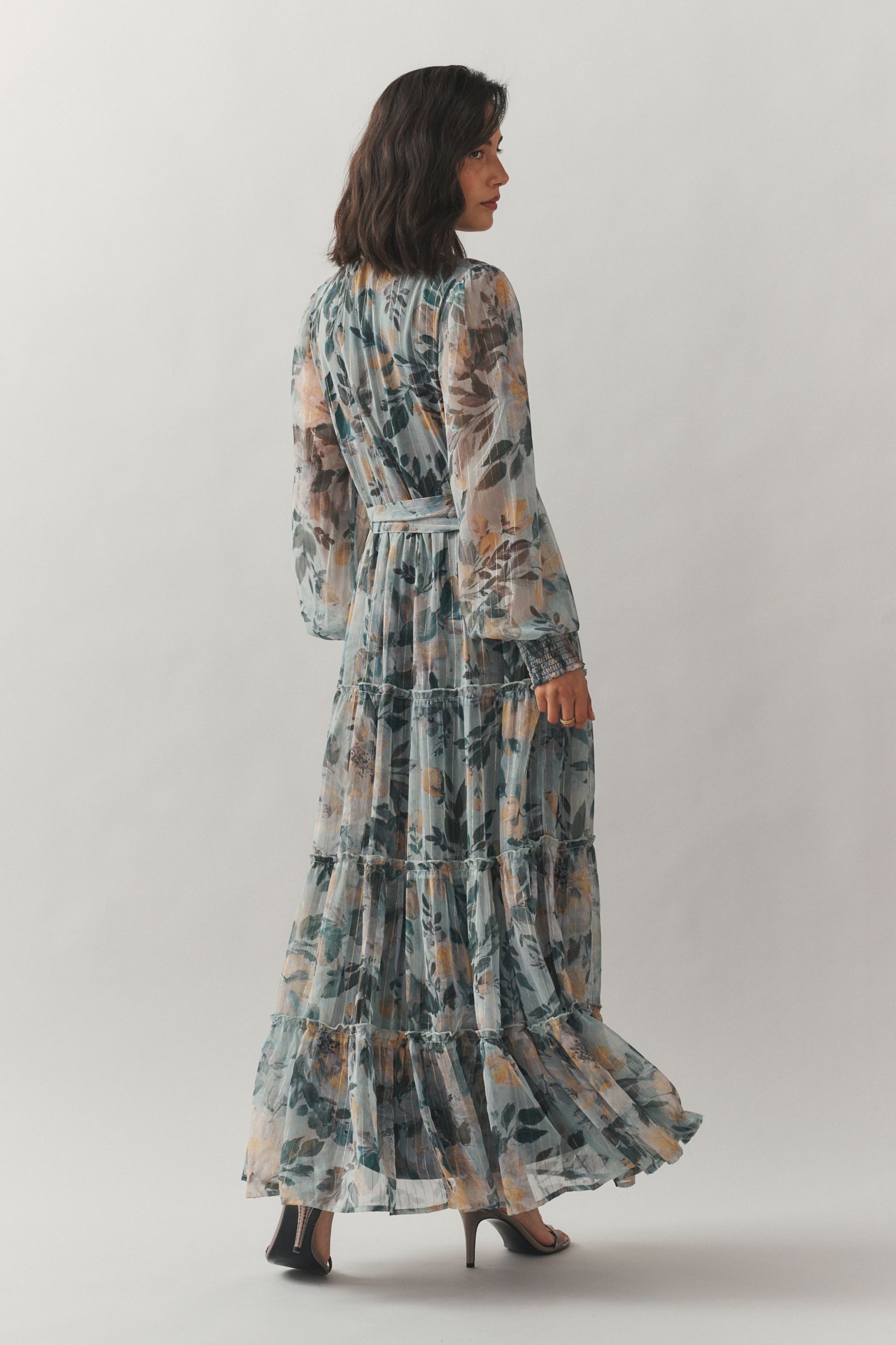 LAURA ASHLEY Druckkleid Laura Ashley Elowen Kleid mit Pfingstrosen für Eid günstig online kaufen