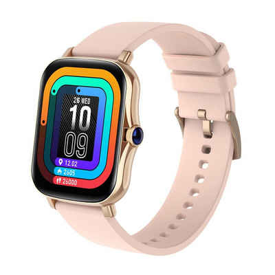 fontastic FontaFit 480CH Aktivitätstracker Talis gold Smartwatch (1,69 Zoll)