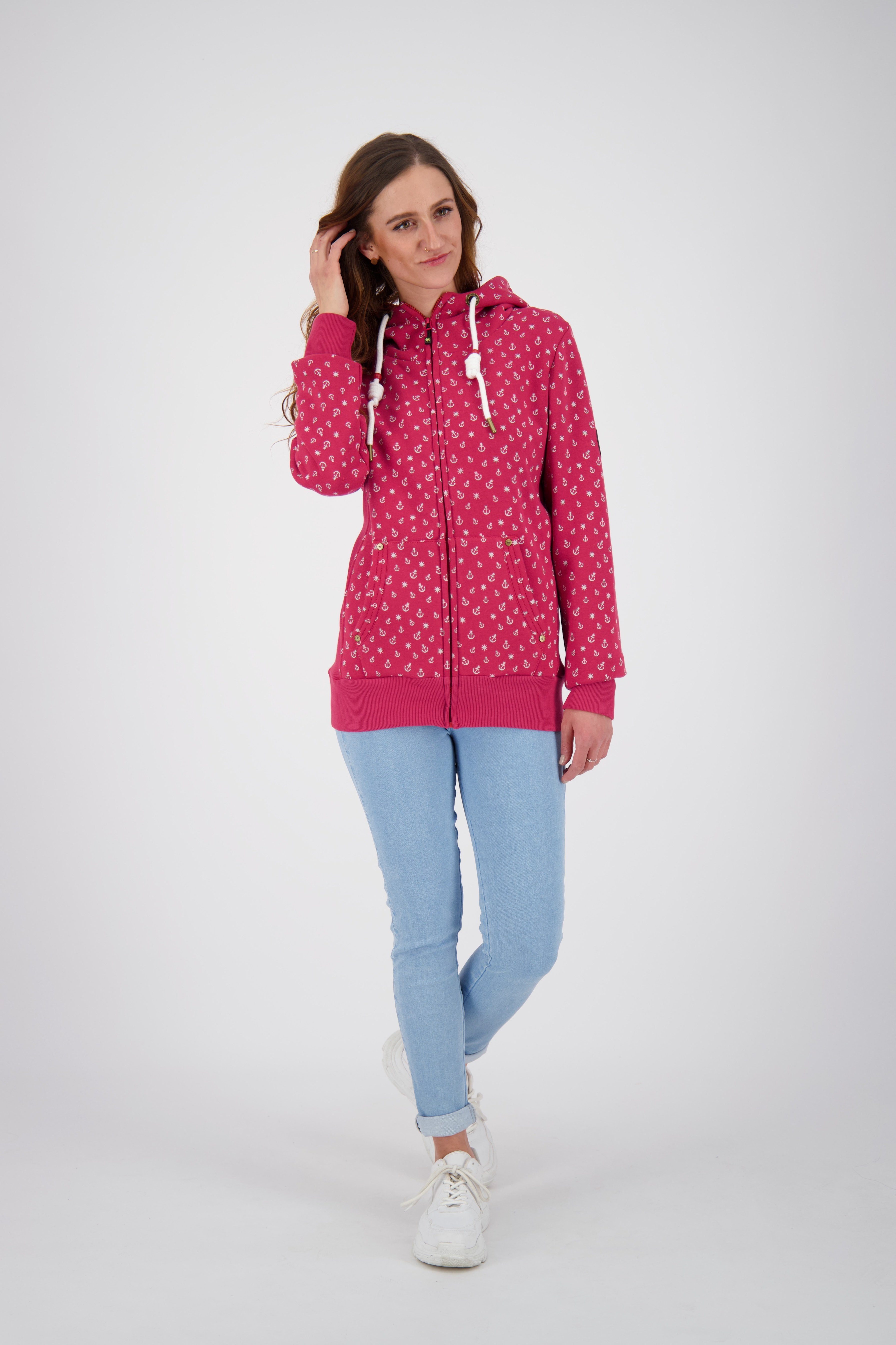 ankerglut Kapuzensweatshirt ANCHORAGE Women in lässigem Oversized-Schnitt
