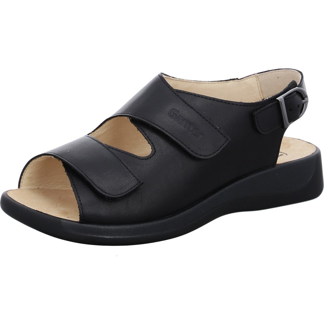 Ganter Ganter Schuhe, Sandalette Monica - Materialmix Sandalette schwarz 045895