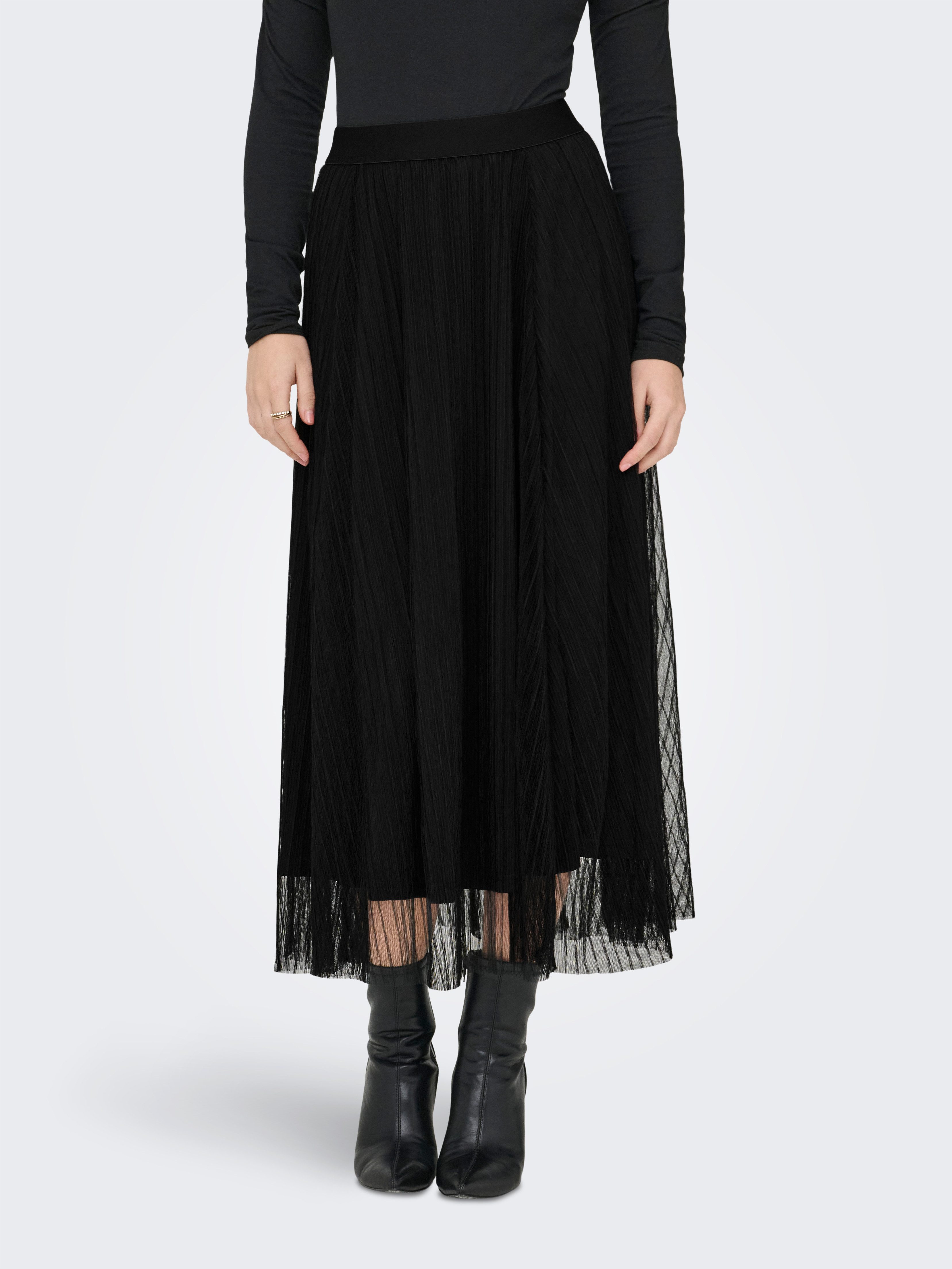 ONLY Maxirock ONLLAVINA SKIRT JRS Polyester günstig online kaufen