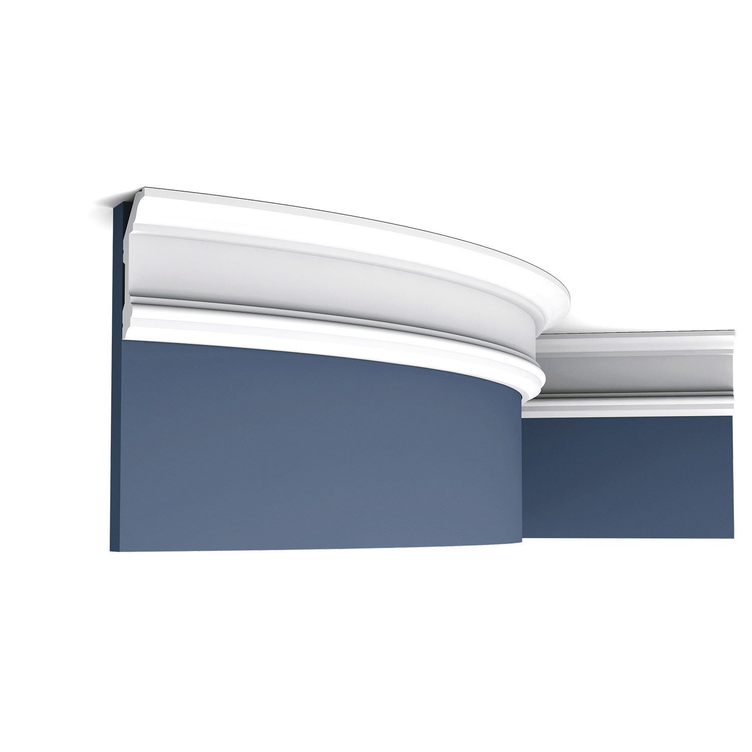 Orac Decor Flexprofil C321F Zierleiste flexible Eckleiste Profilleiste Stuck Leiste (Profilleiste, 1-St., Flexible Eckleiste, Stuckleiste, Zierleiste, 2 m), Profilleiste