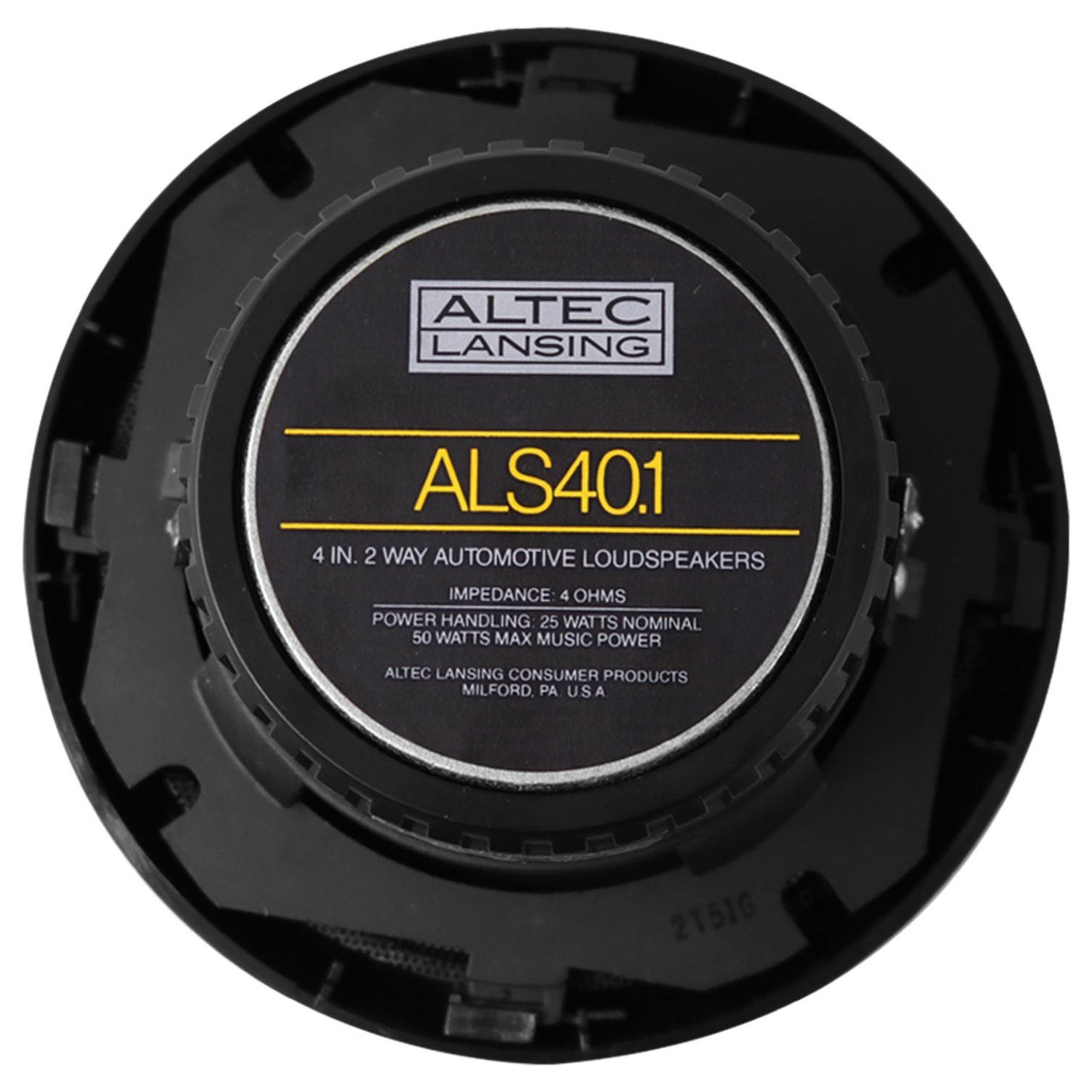 Altec - ALS-40.1 schwarz Lautsprecher - Auto-Lautsprecher Lansing 2-Wege