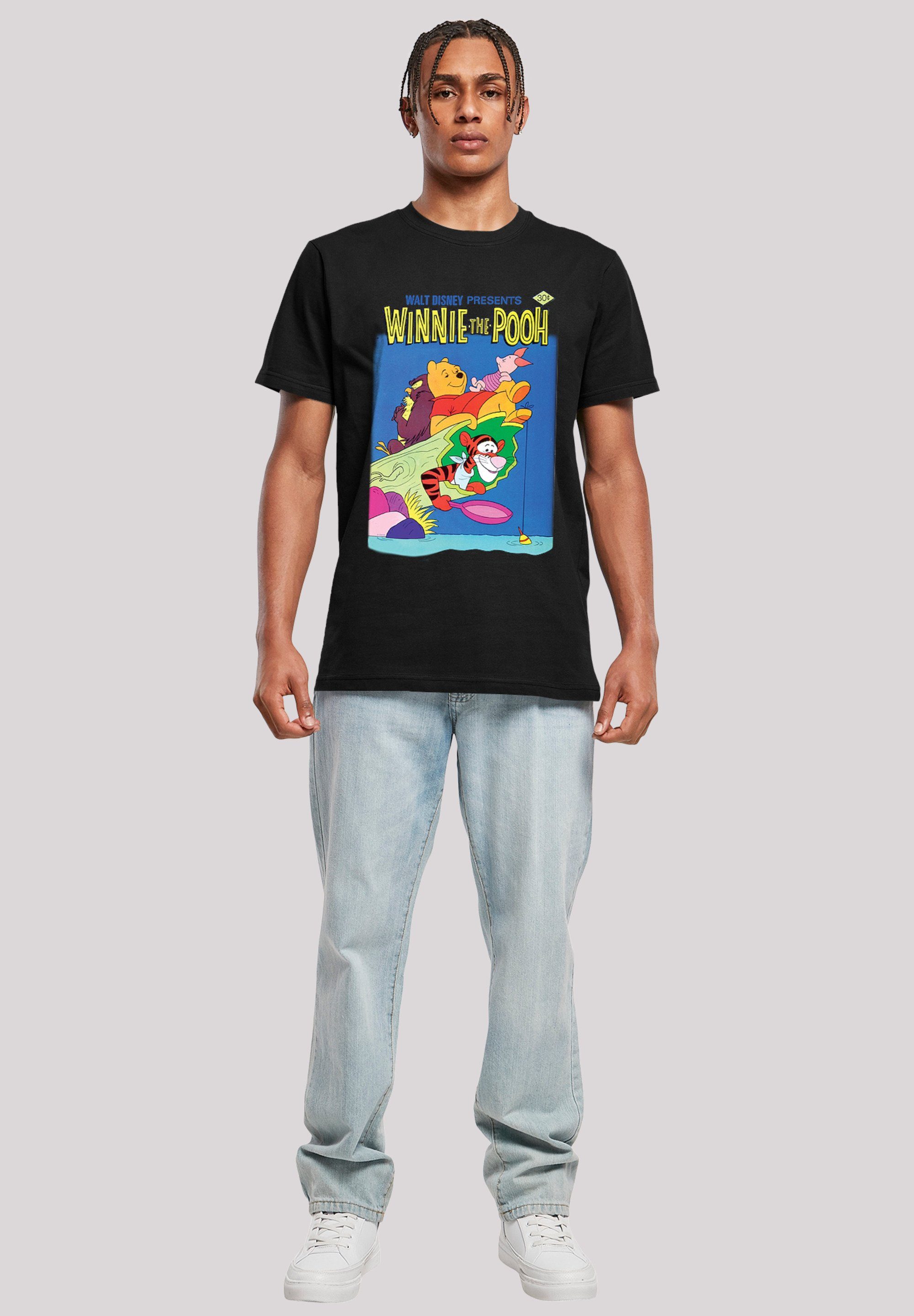 F4NT4STIC T-Shirt Disney Winnie Poster Herren,Premium Puuh Merch,Regular-Fit,Basic,Bedruckt schwarz