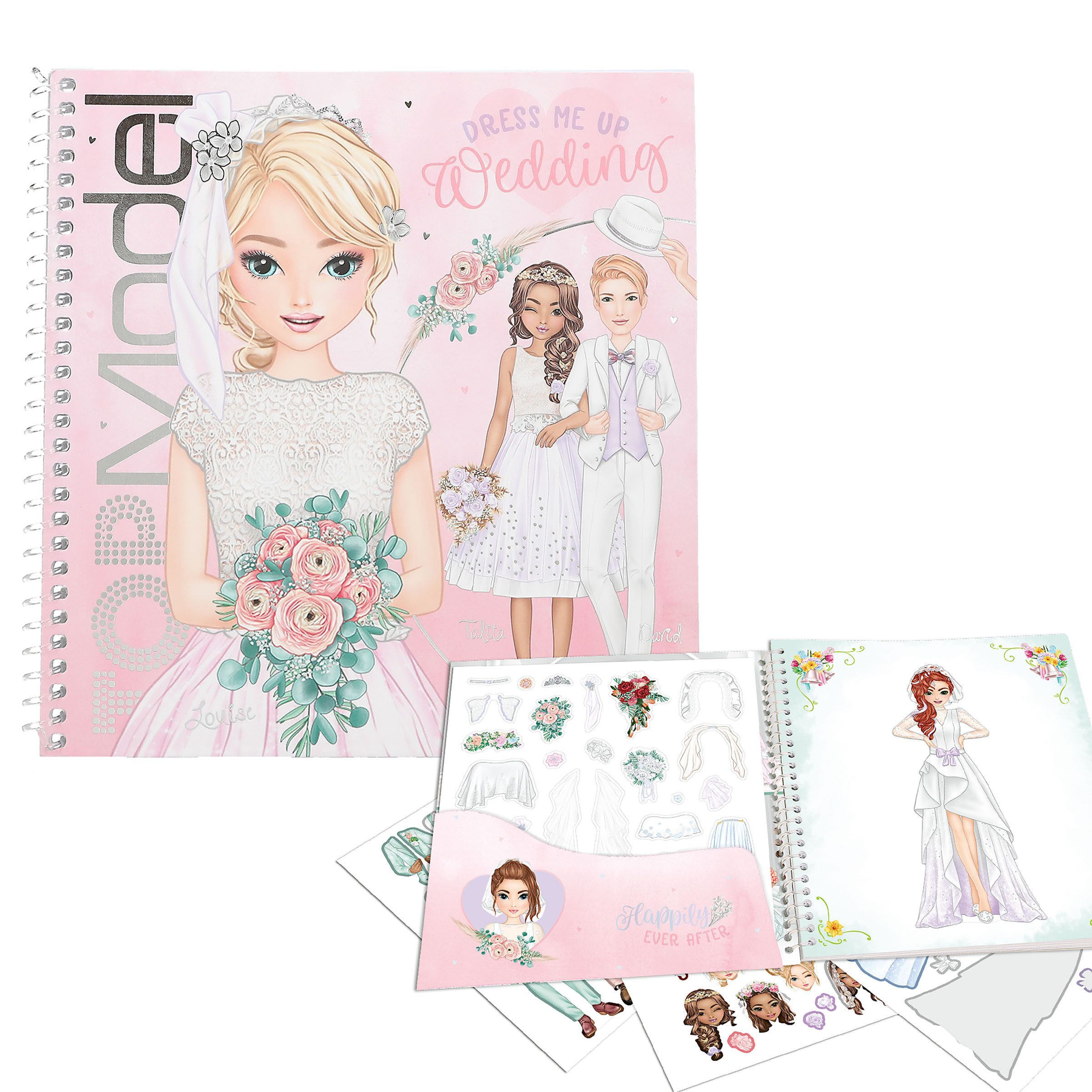 Depesche Stickerbuch DEPESCHE TOPModel Stickerbuch Dress Me Up Wedding