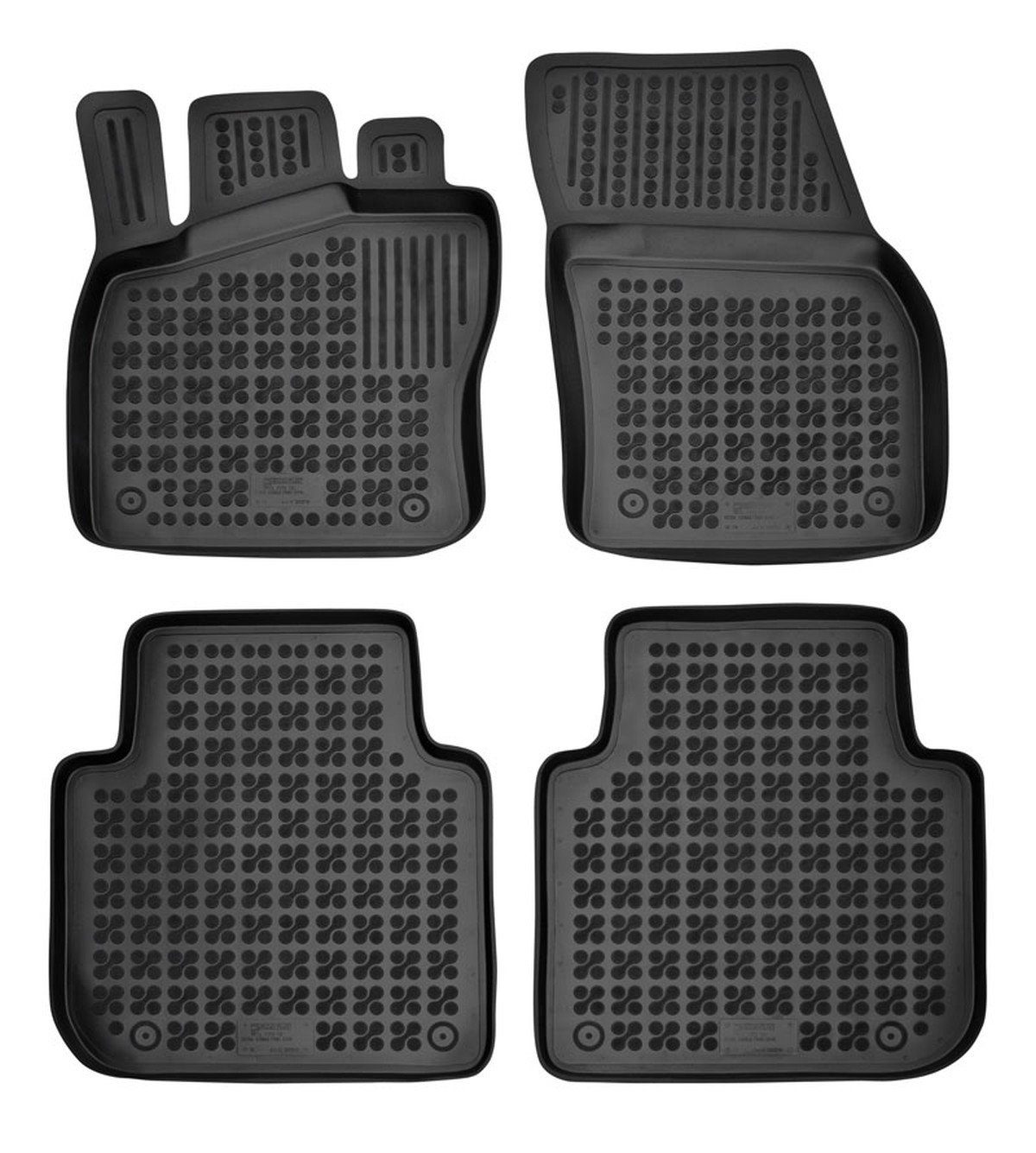 AZUGA Auto-Fußmatten Hohe Gummi-Fußmatten für 4-tlg., Tarraco ab 2019 für Tarraco SUV passend Seat Seat