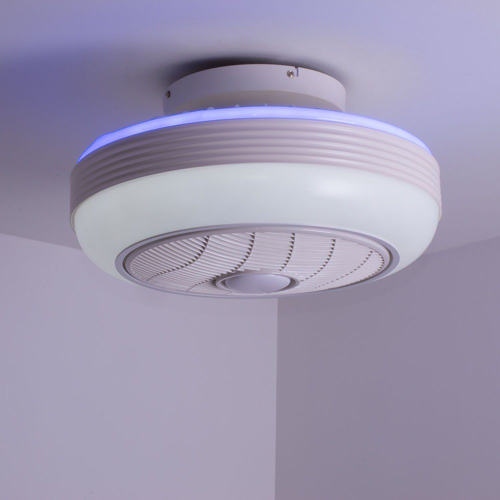 LED Decken Kühler Timer Ventilator Lampe Deckenventilator, etc-shop backlight Lüfter Küchen