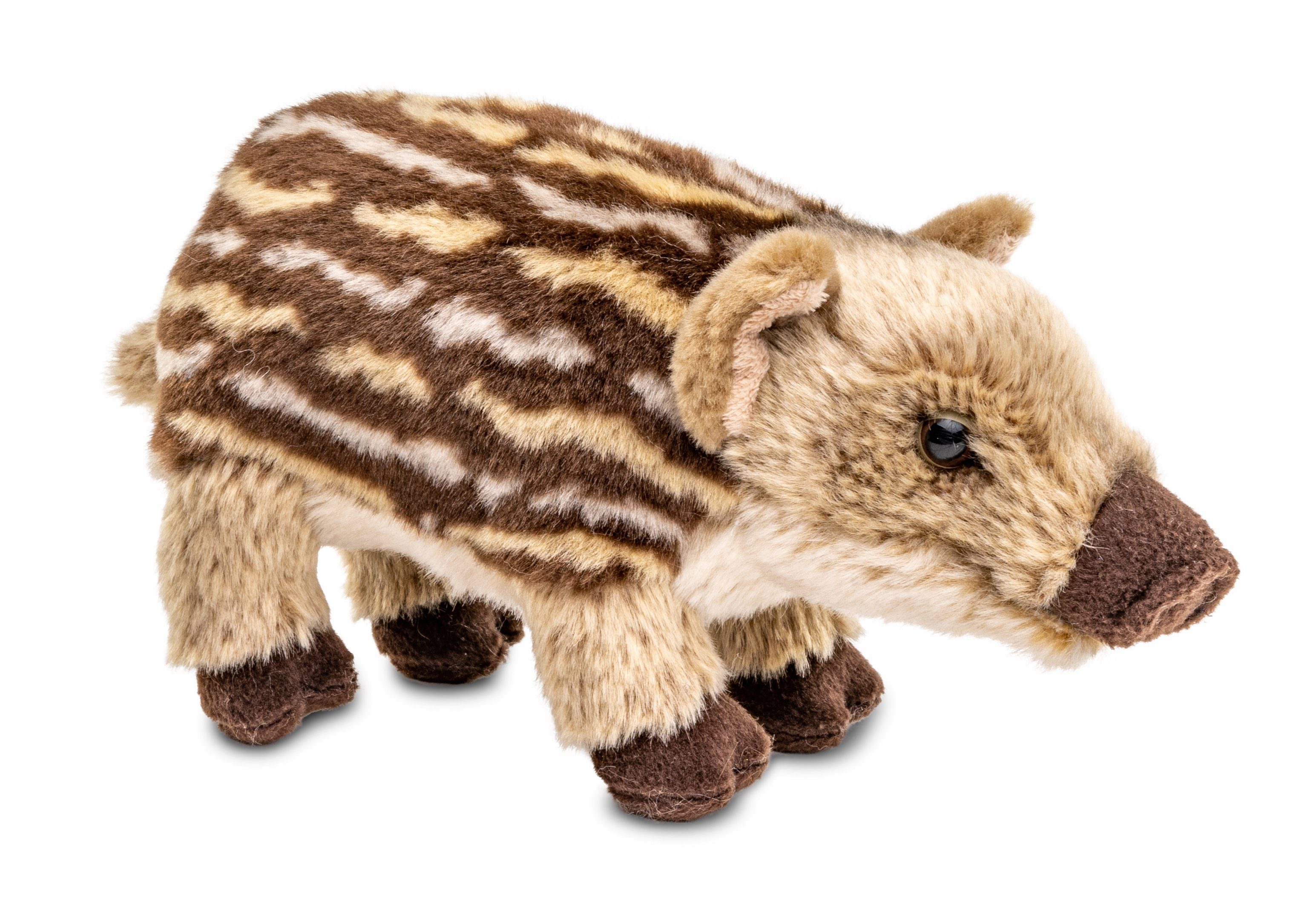 Kuscheltier Frischling, stehend - 25 cm - Plüsch-Schwein, Wildschwein - Plüschtier