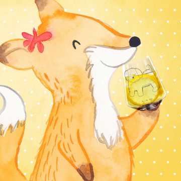 Mr. & Mrs. Panda Cocktailglas Hund Flauschig - Transparent - Geschenk, Haustier, Hunderasse, Hundel, Premium Glas, Personalisierbar