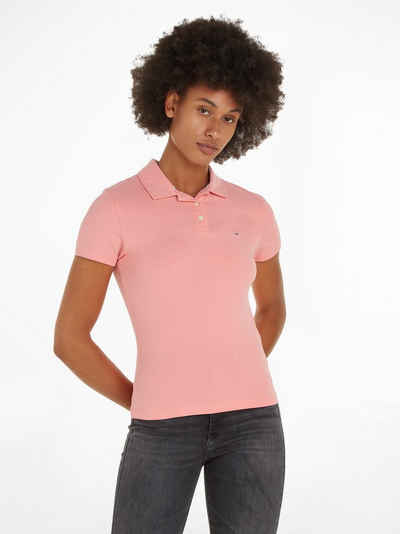 Tommy Jeans Poloshirt mit kurzer Knopfleiste