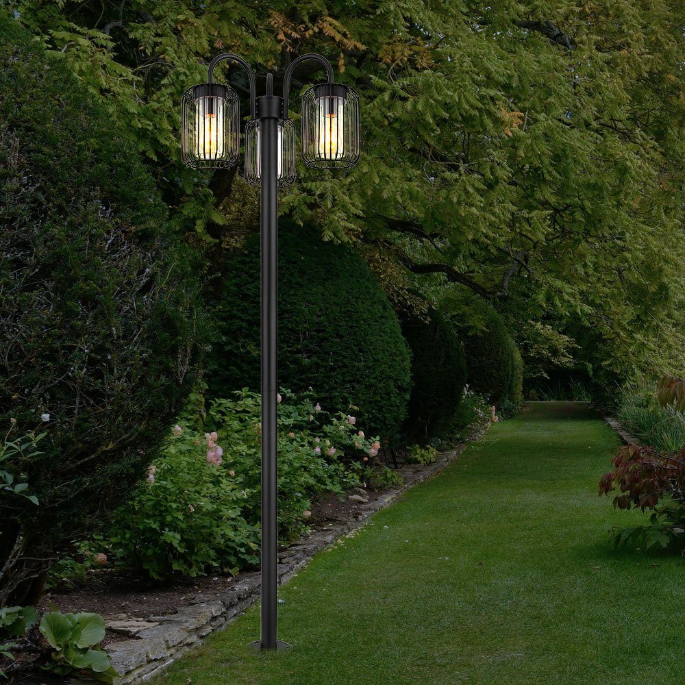 Stehleuchte Kandelaber Außenleuchte inklusive, Garten, nicht Außen-Stehlampe, Leuchtmittel 3 Wegelampe Globo