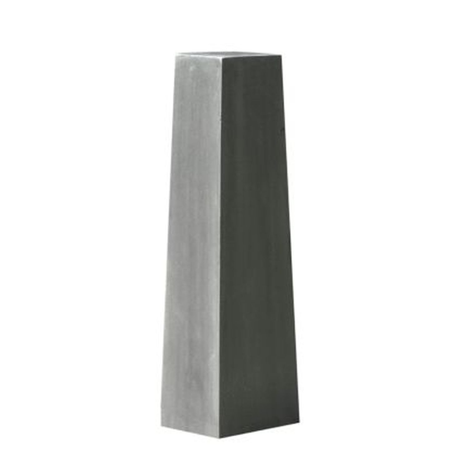 Kunstblume Künstliche Blume Blumensäule MIRYON, aus Fiberstone, grau, 30x30x115cm, artplants, Höhe 115 cm