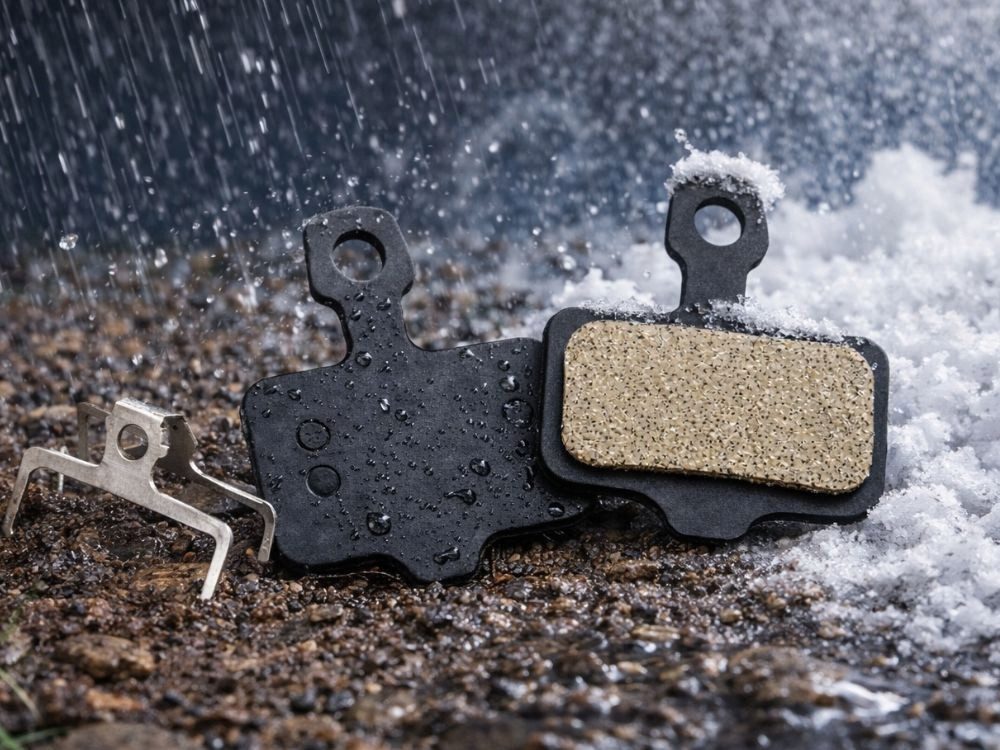 VERK GROUP Bremsbelag Fahrrad Bremsbeläge 1 Paar Scheibenbremse Disc Pads E-Bike (Paar, 2-St), Inklusive Montagefeder, Für Scheibenbremsen – Bild 4 von 5