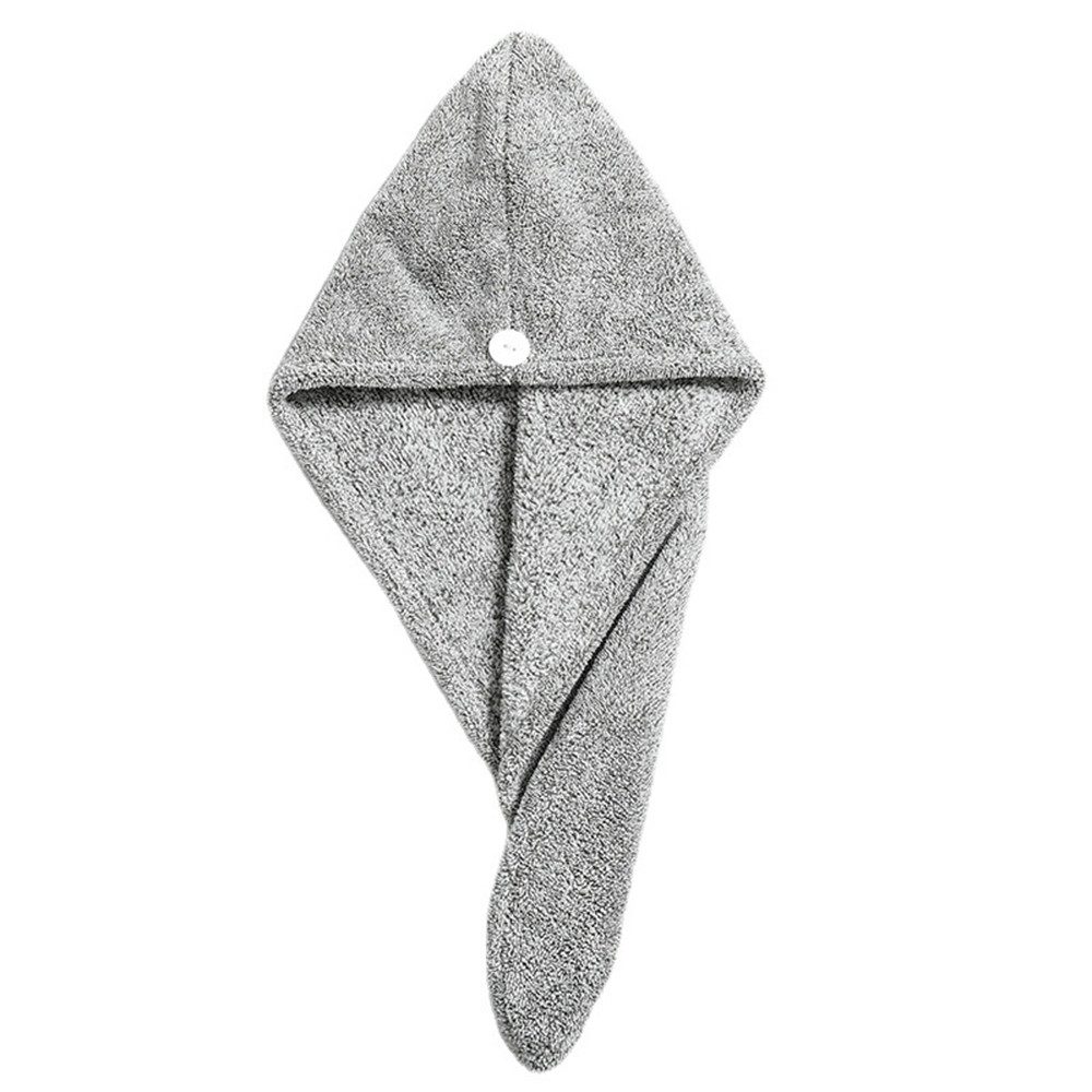 Coonoor Turban-Handtuch Haarhandtuch, Mikrofaser Bambusholzkohle Kopfhandtu günstig online kaufen