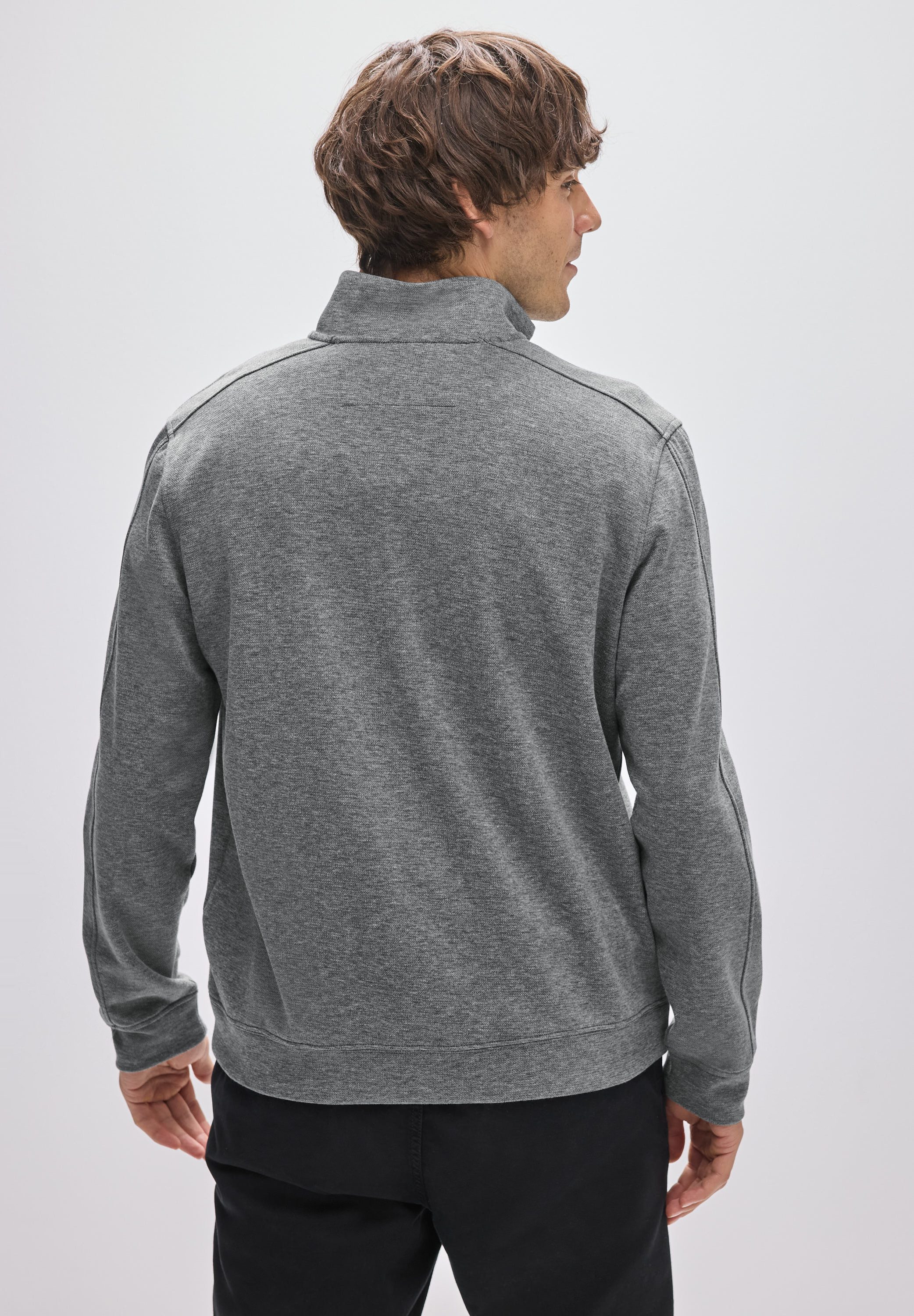 STREET ONE MEN Rollkragenpullover im soften Baumwoll-Mix