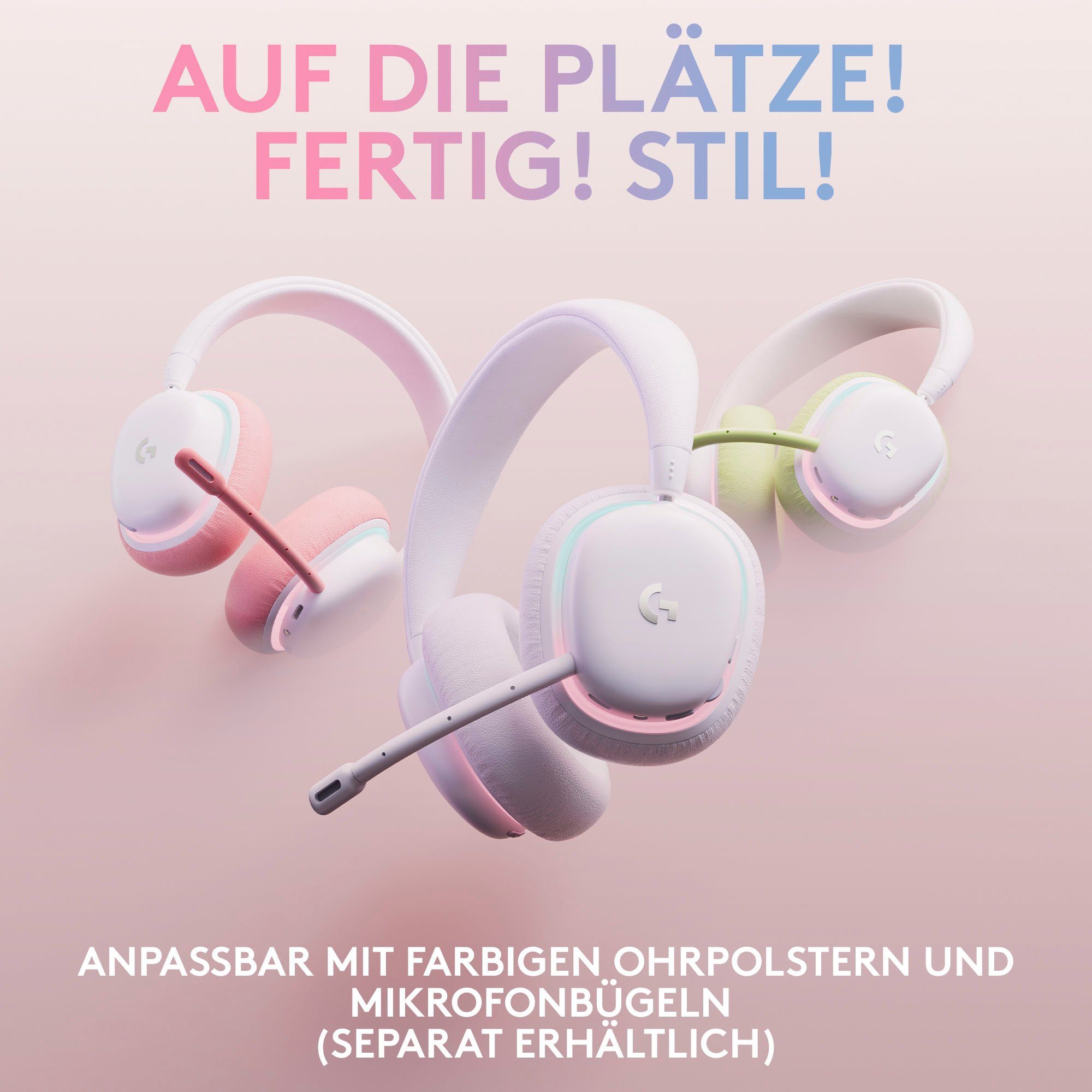 Logitech G G735 Gaming-Headset (Mikrofon abnehmbar, Bluetooth)