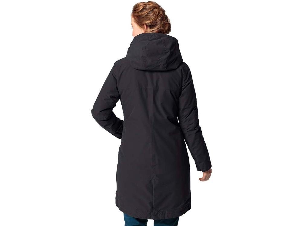 VAUDE Winterjacke VAUDE Damen-Mantel 'Annecy 1 Coat in 3 Da lll' black/black mit