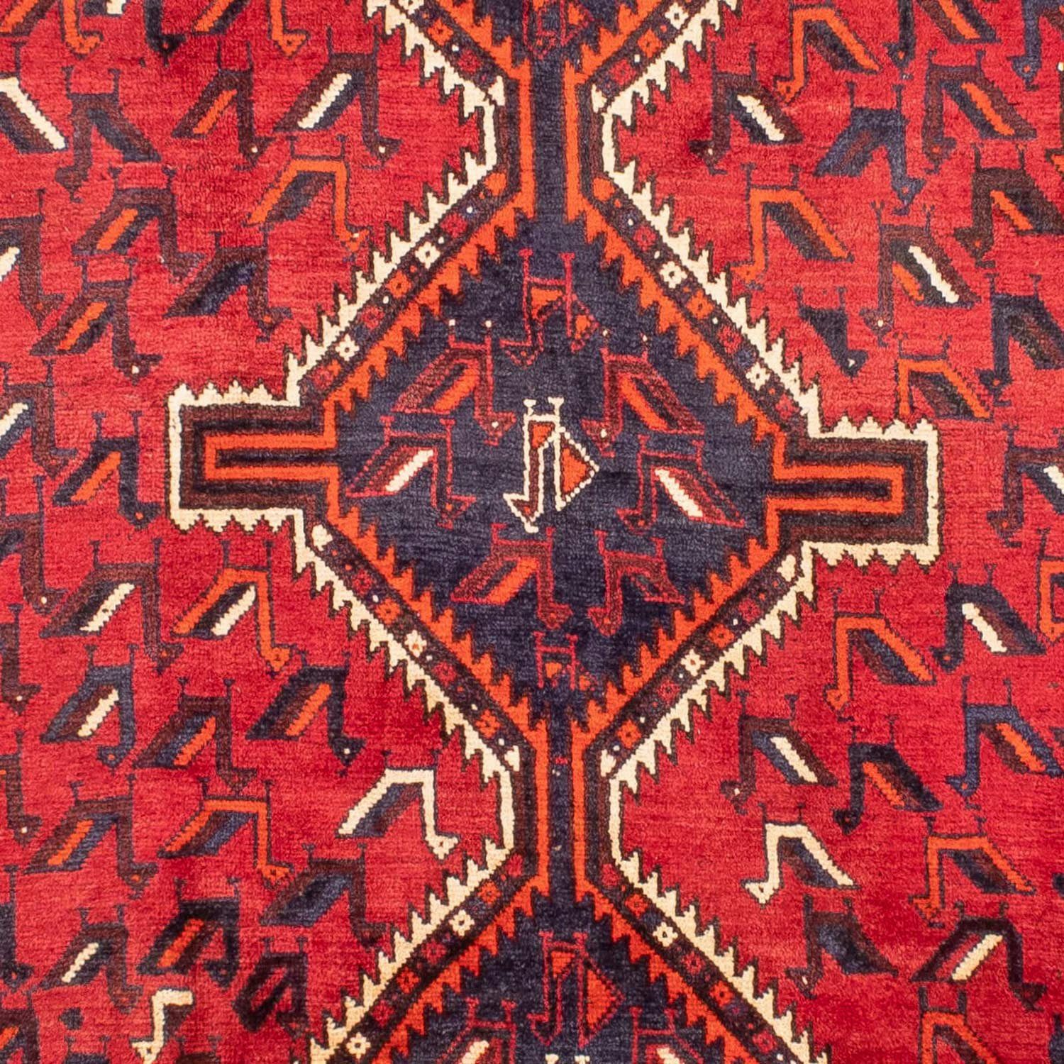 Wollteppich Shiraz Medaillon Rosso scuro 300 rechteckig, morgenland, 215 cm, Zertifikat 10 mit Höhe: mm, Unikat x