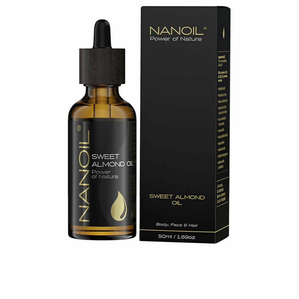 Nanoil Haaröl NANOIL & Haar für 50ml Süßmandelöl Körper
