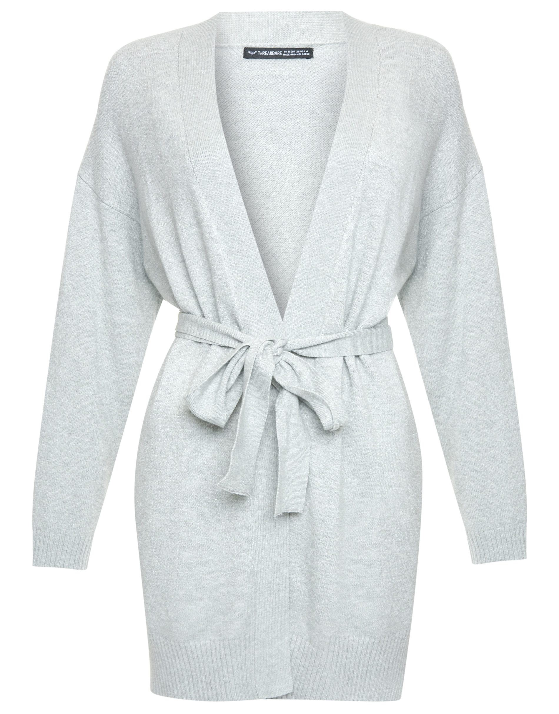 Threadbare Strickjacke THBChamomile mit stylischem Bindegürtel günstig online kaufen