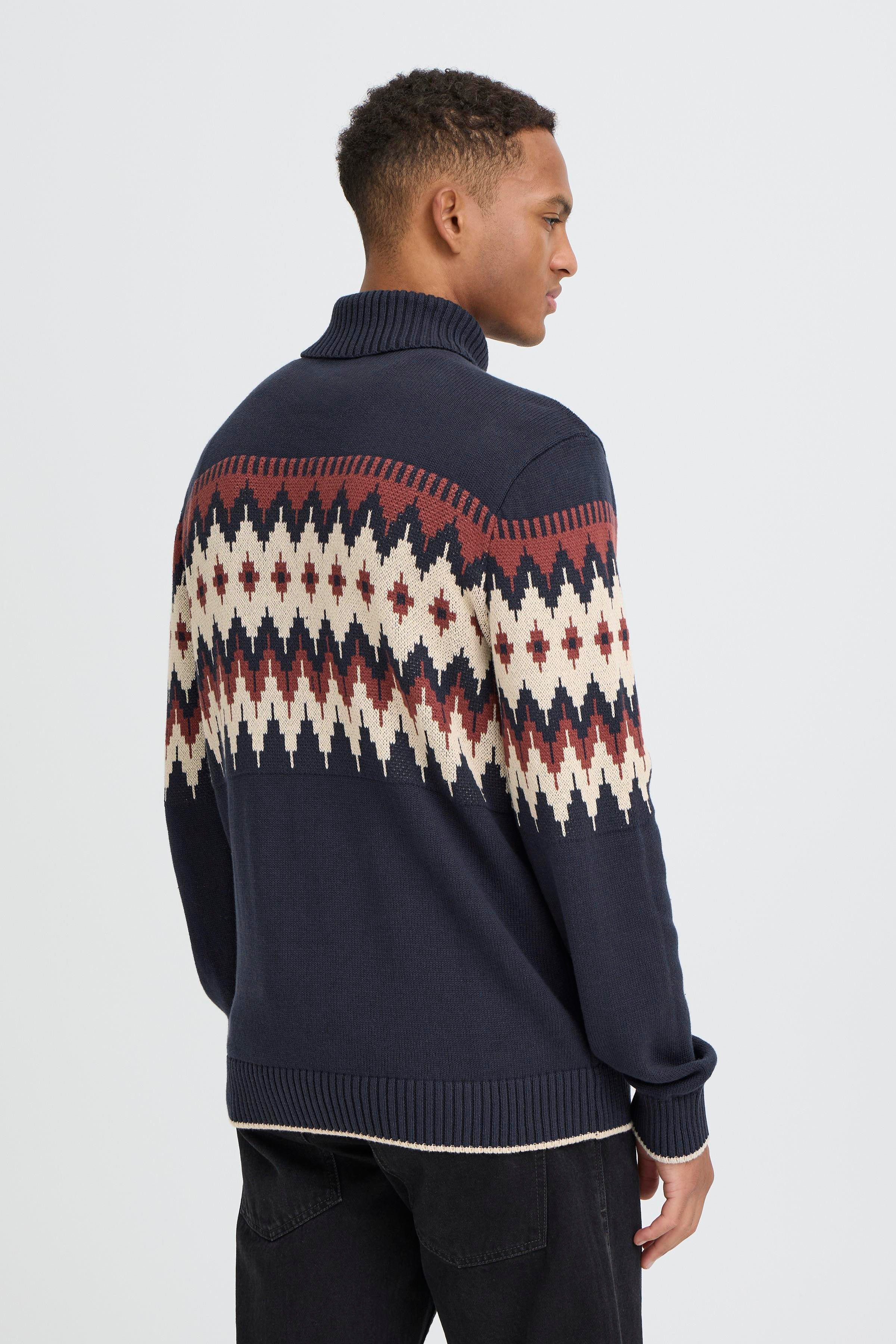 Blend Rollkragenpullover BHBENJI JACQ KNIT im tollen Jacquardmuster günstig online kaufen