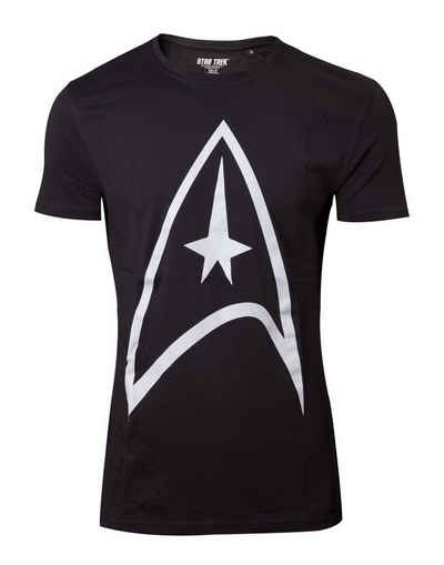 Star Trek Print-Shirt STAR TREK Logo T-Shirt SCHWARZ M L XL