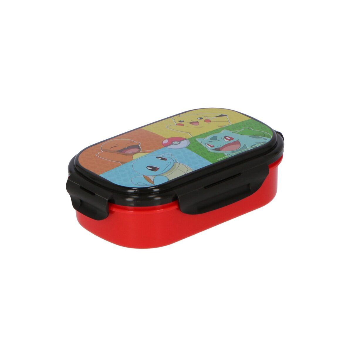 POKÉMON Lunchbox Pokemon Lunchbox mit Besteck Brotbox Vielseitige Pausenbox, (1-tlg)