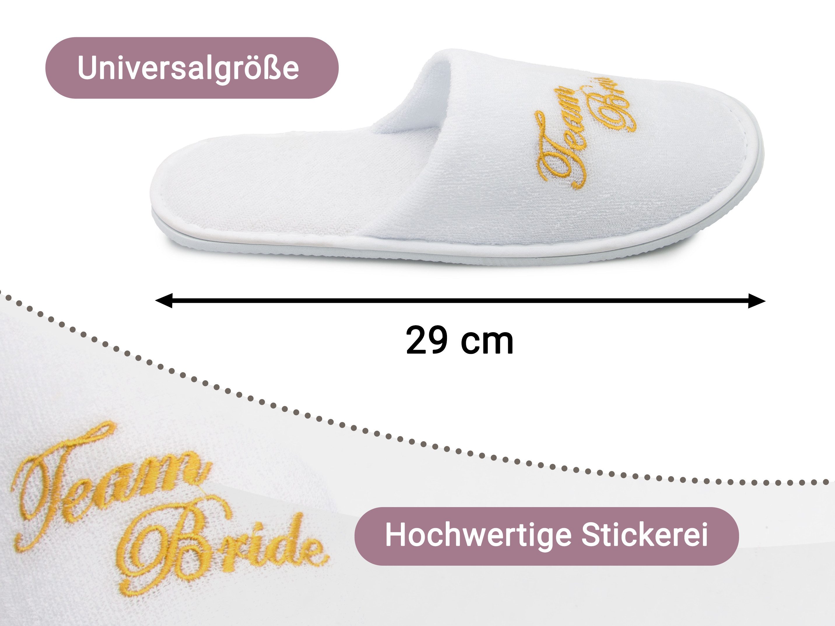 ZOLLNER Pantoffel (10-tlg) 100% Polyester