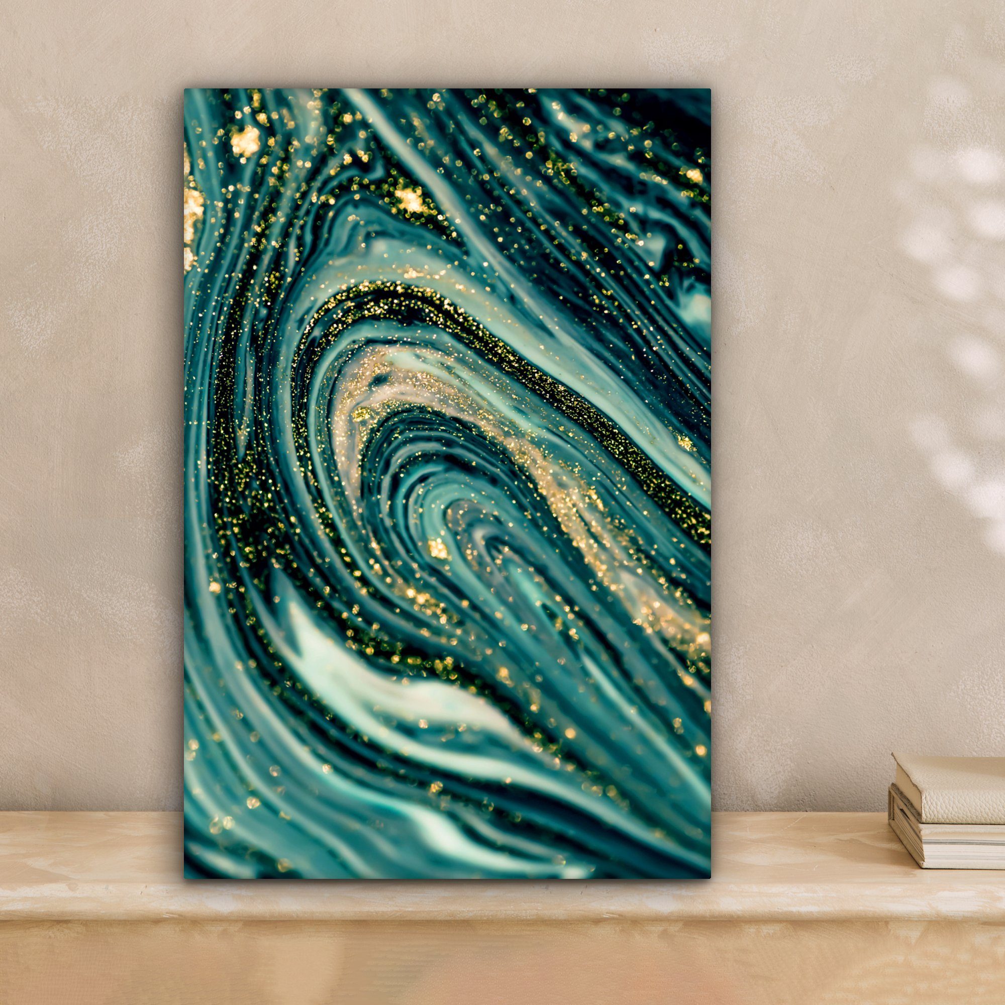 OneMillionCanvasses® Leinwandbild Marmoroptik - Luxus - günstig online kaufen