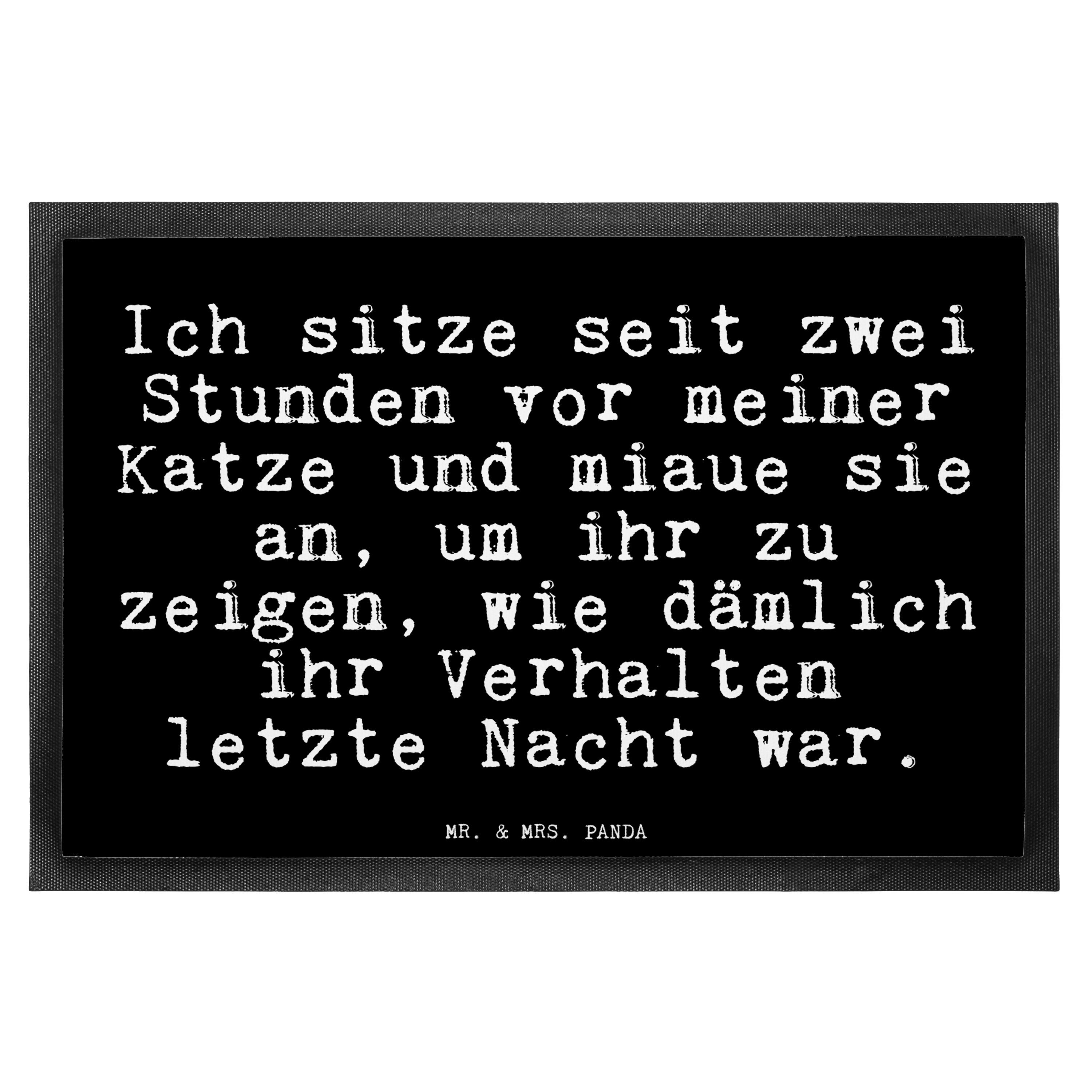 Fußmatte »Ich sitze seit zwei... Geschenk, witzig, Türmatte