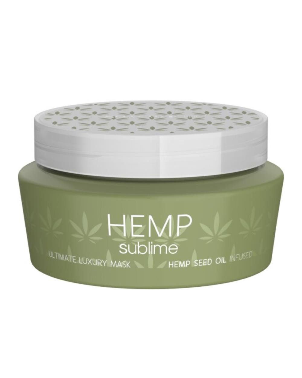Selective Professional Haarmaske Selective Professional Hemp Sublime Ultimate Luxury Haarmaske 250 ml, Packung, spendet Feuchtigkeit, stärkt und revitalisiert das Haar