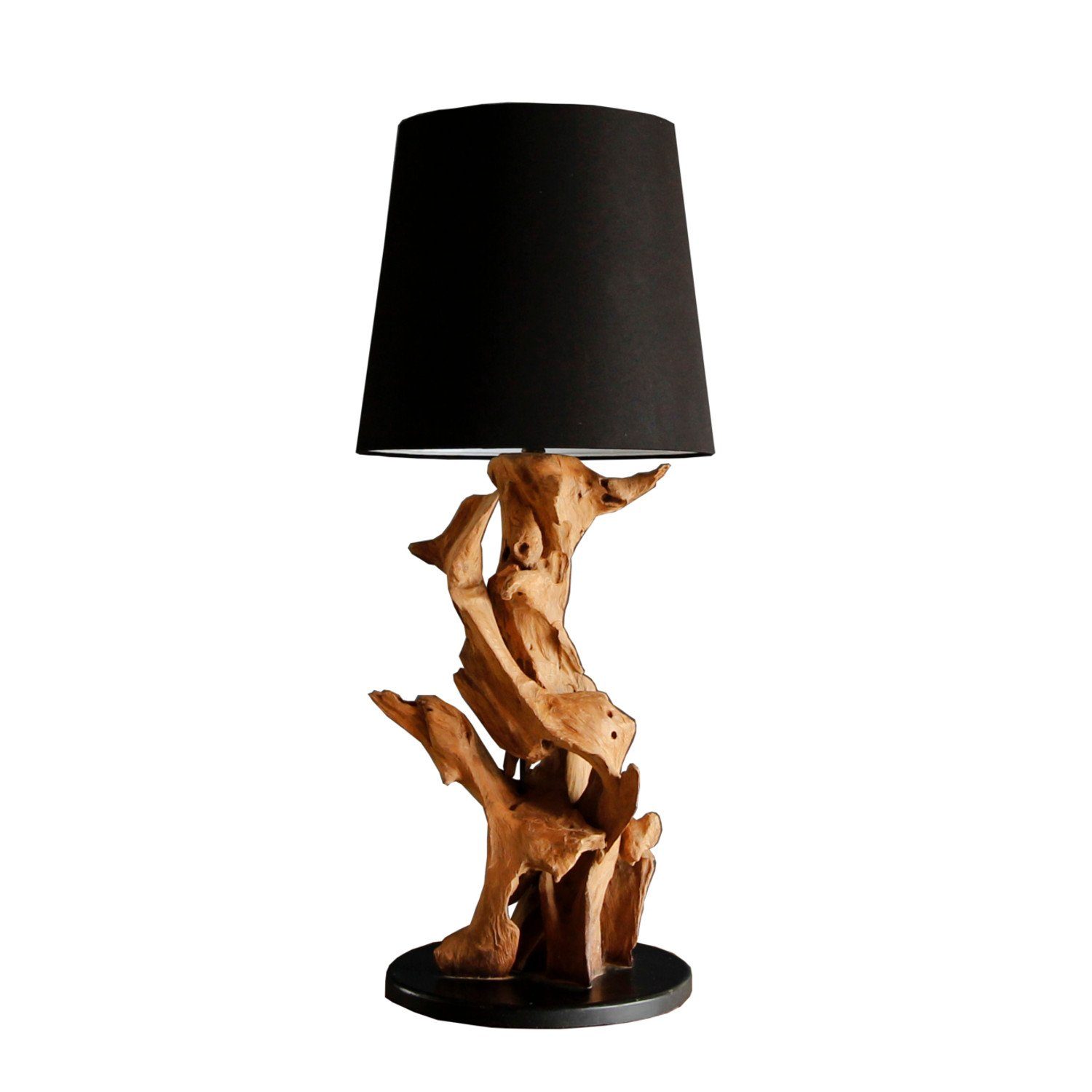 ExotischerLeben Nachttischlampe IKAL Treibholz Tischlampe 82 cm Unikat aus 100% Handarbeit, Unikat