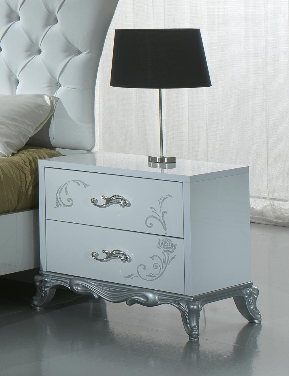 Modern Möbel Set Luxus JVmoebel Betten Stil 6tlg Schlafzimmer-Set Schlafzimmer Italienische