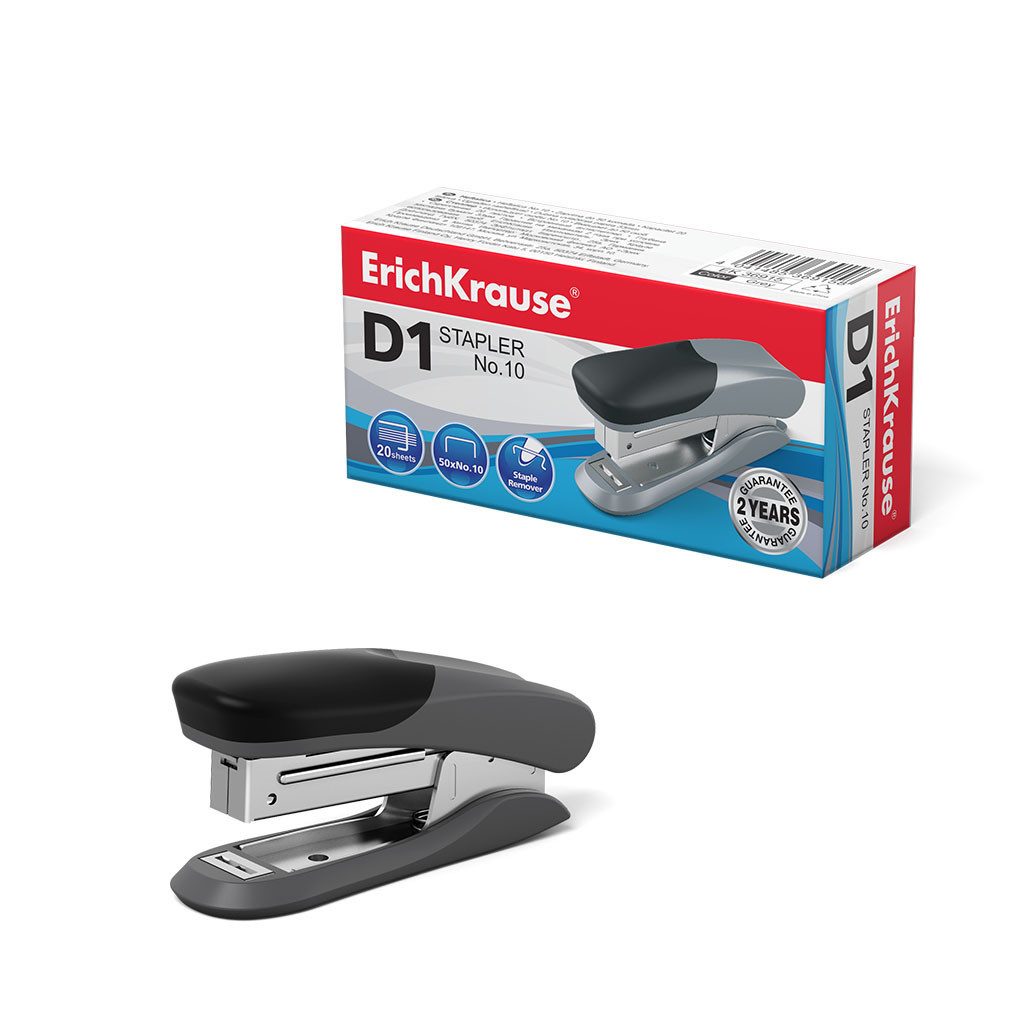 Erich Krause Handtacker, Tacker Nr. 10 Kunststoff 20 Blatt Heftleistung gra günstig online kaufen