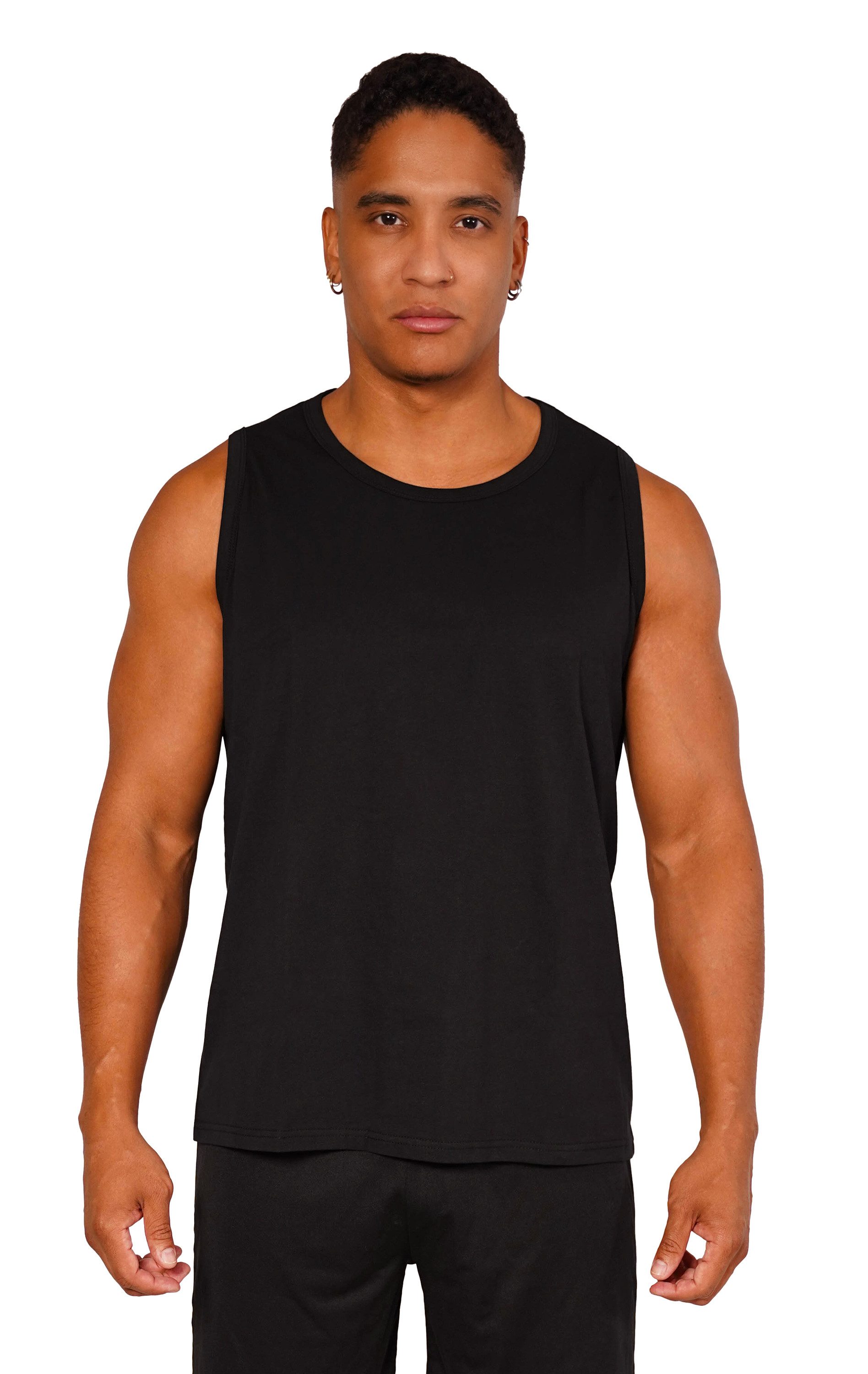 Tanktop Tank Top Herren, Ärmelloses Sommer Shirt, aus reiner Baumwolle