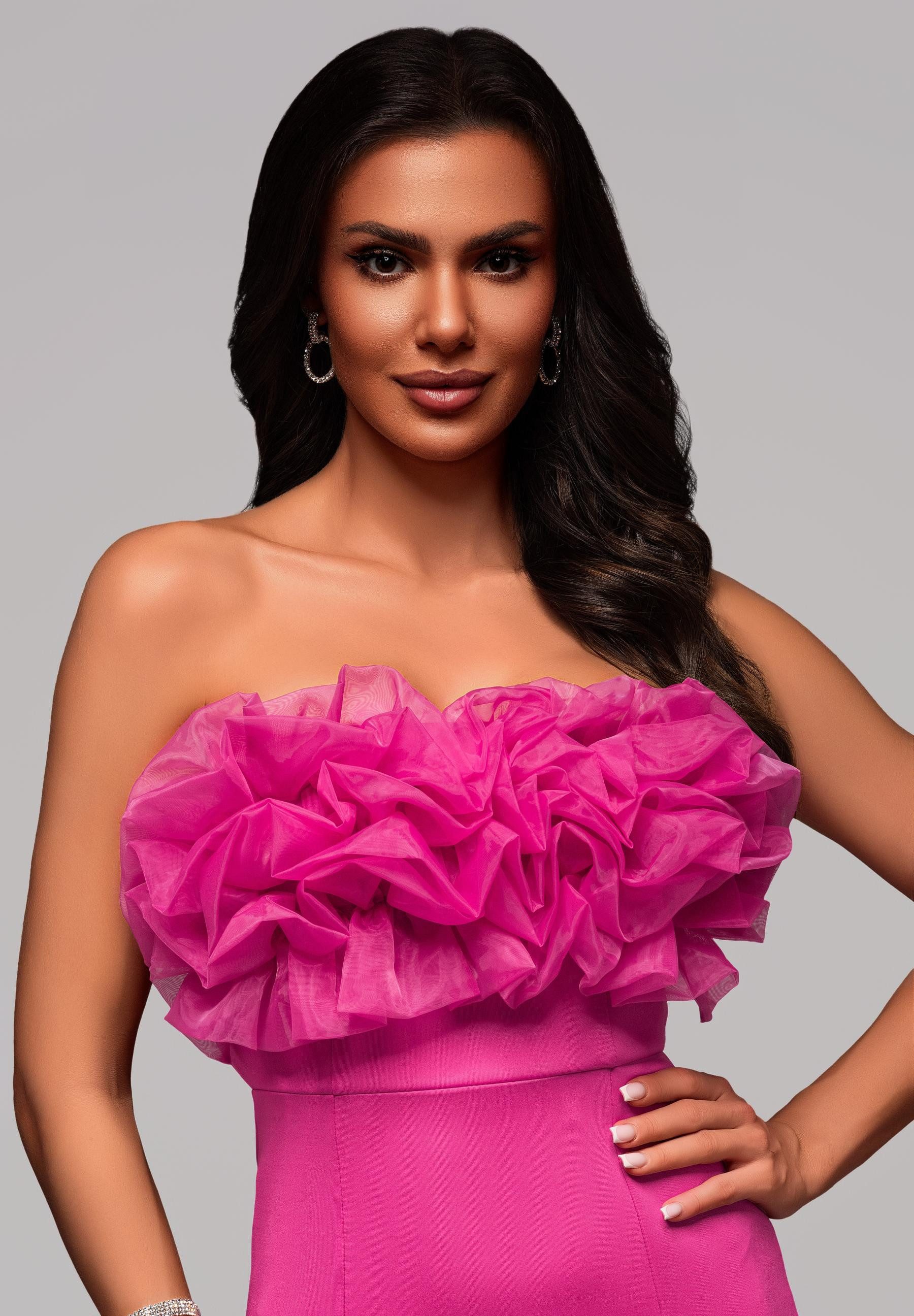 OMBRE Abendkleid Elegantes Abendkleid mit voluminösem günstig online kaufen