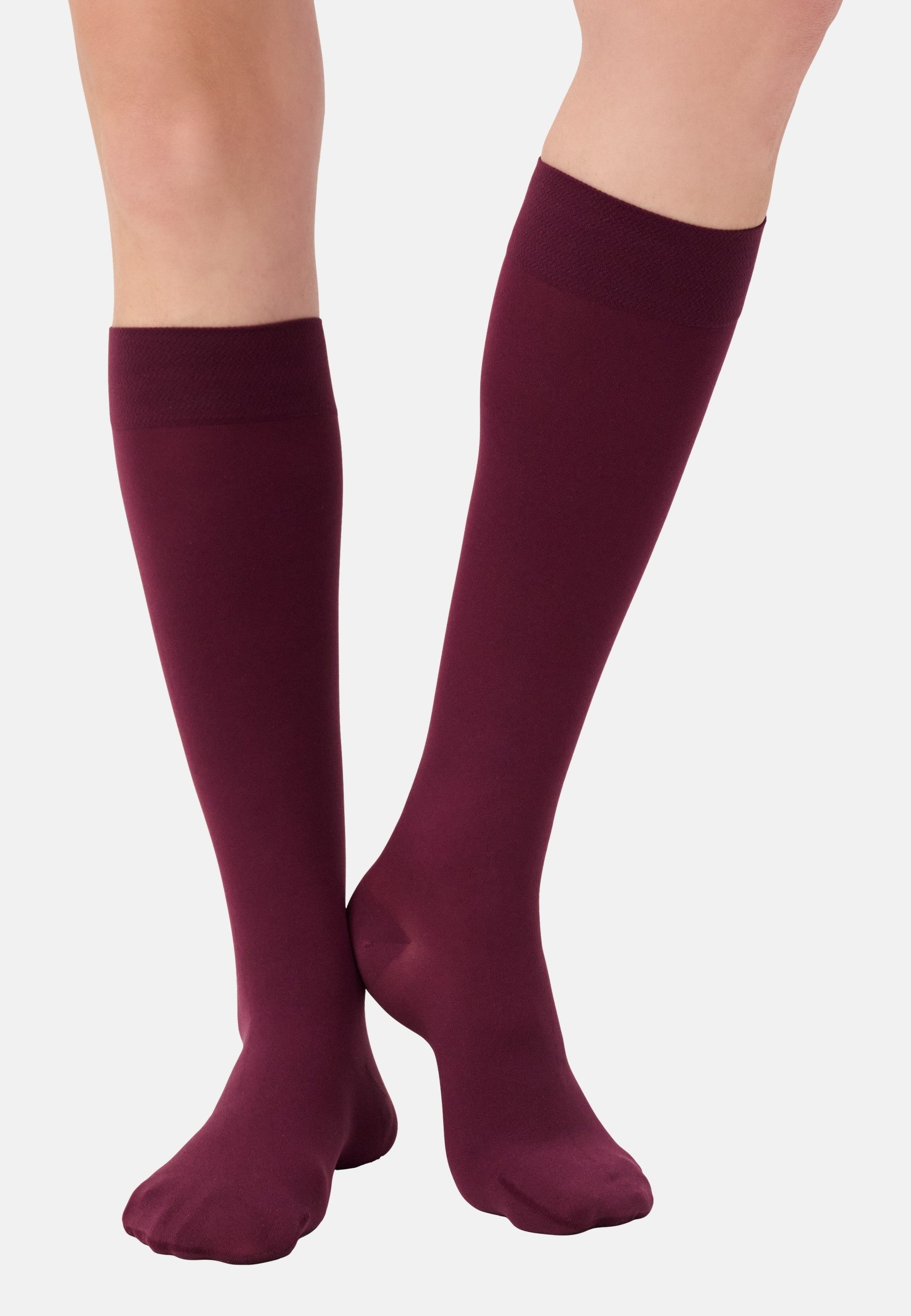 ITEM m6 Kniestrümpfe Soft Touch Conscious 50 DEN Kompression, matter Look, leichte Beine, atmungsaktiv, ultrasoft
