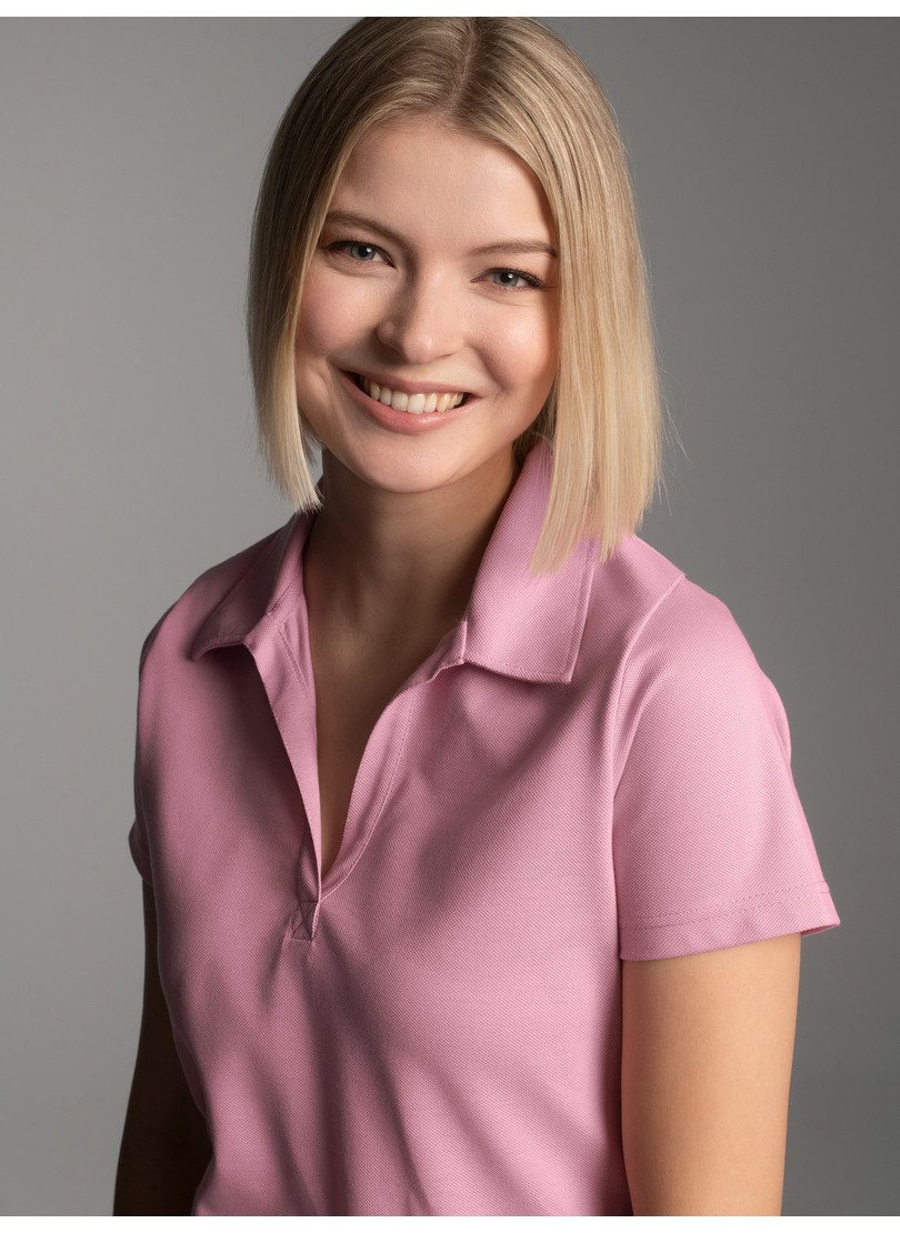 Trigema Poloshirt TRIGEMA Poloshirt ohne Knopfleiste (1-tlg) günstig online kaufen