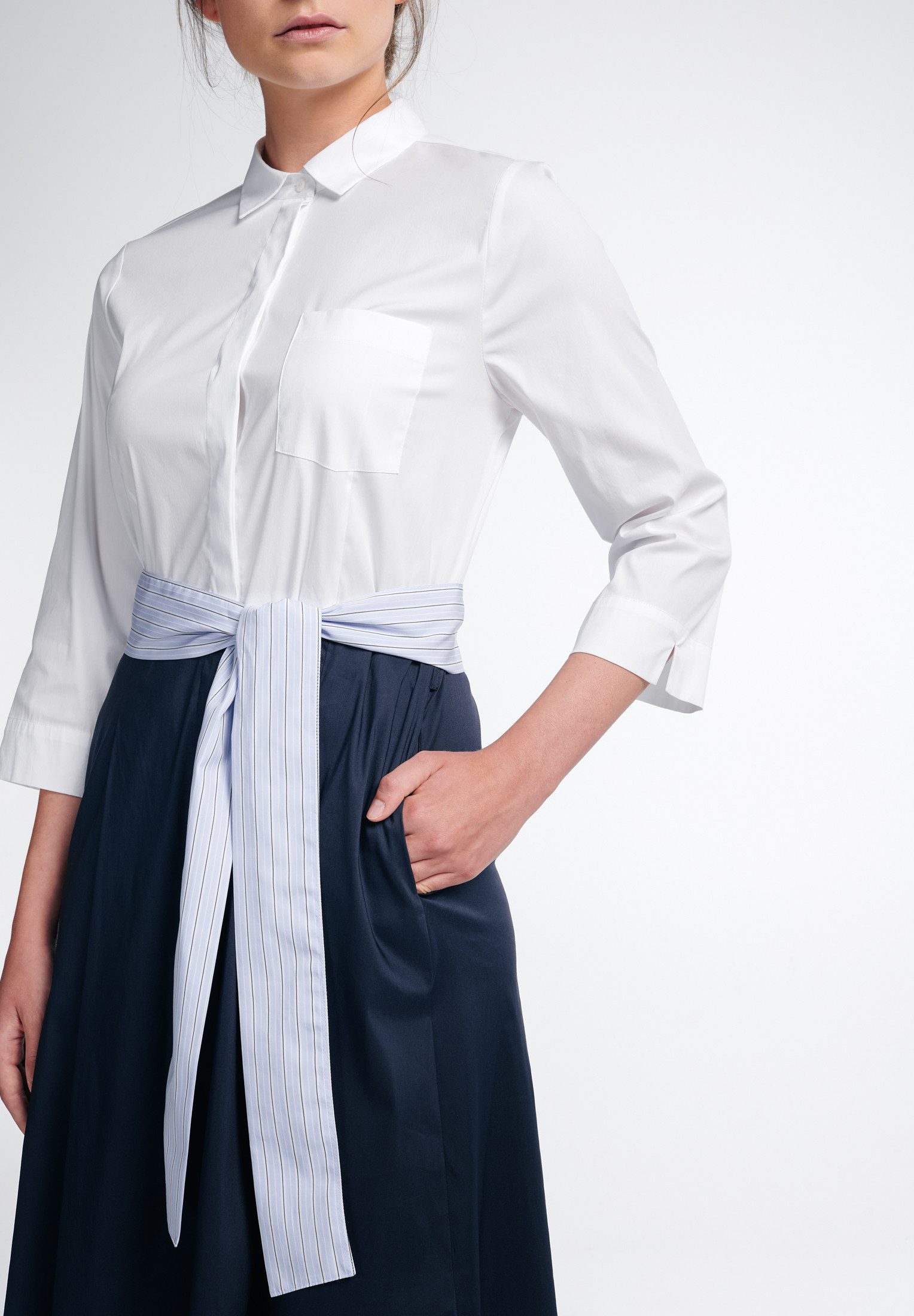 Eterna Hemdblusenkleid REGULAR FIT