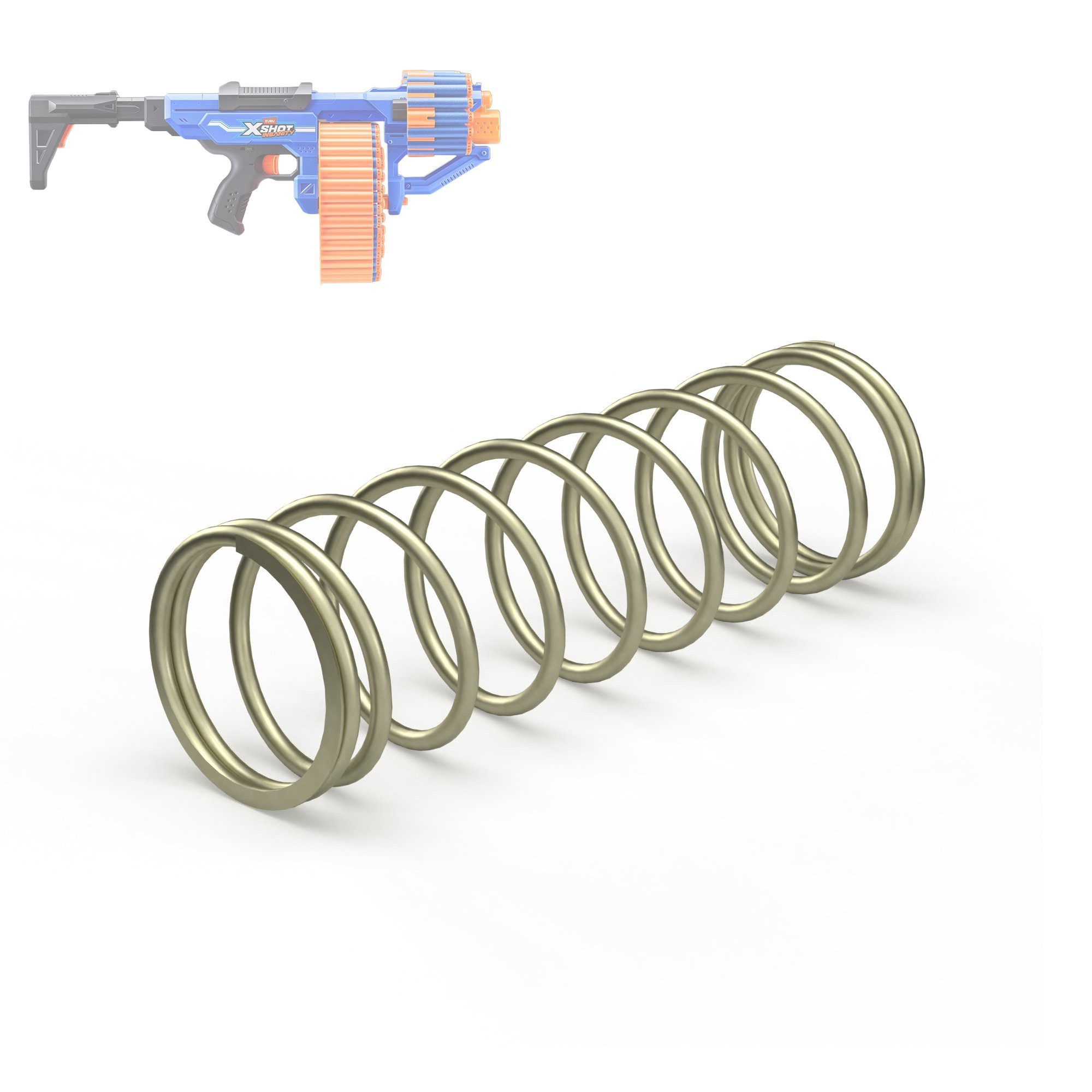 Blasterparts Blaster Tuning-Feder passend für XSHOT Insanity Blitz Hamm, Verleihe deinem XSHOT Insanity Blitz Hammer Blaster mit dieser leicht