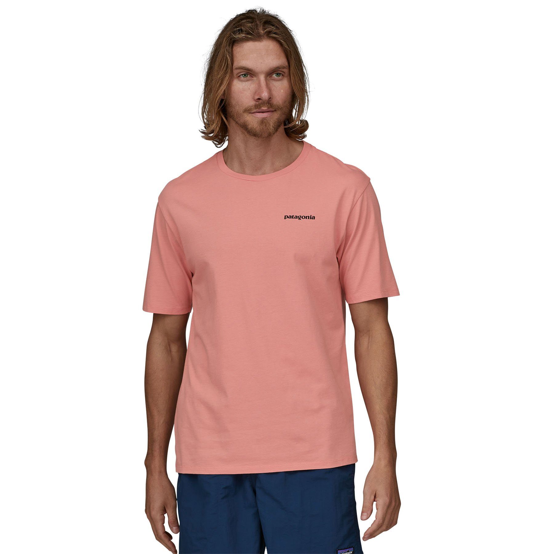 T-Shirt Mission pink T-Shirt Herren P-6 Patagonia Patagonia sunfade Adult Organic