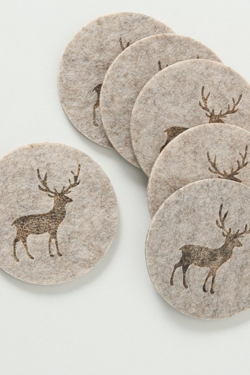 BOLTZE Platzteller Untersetzer - TJARK HIRSCH - beige